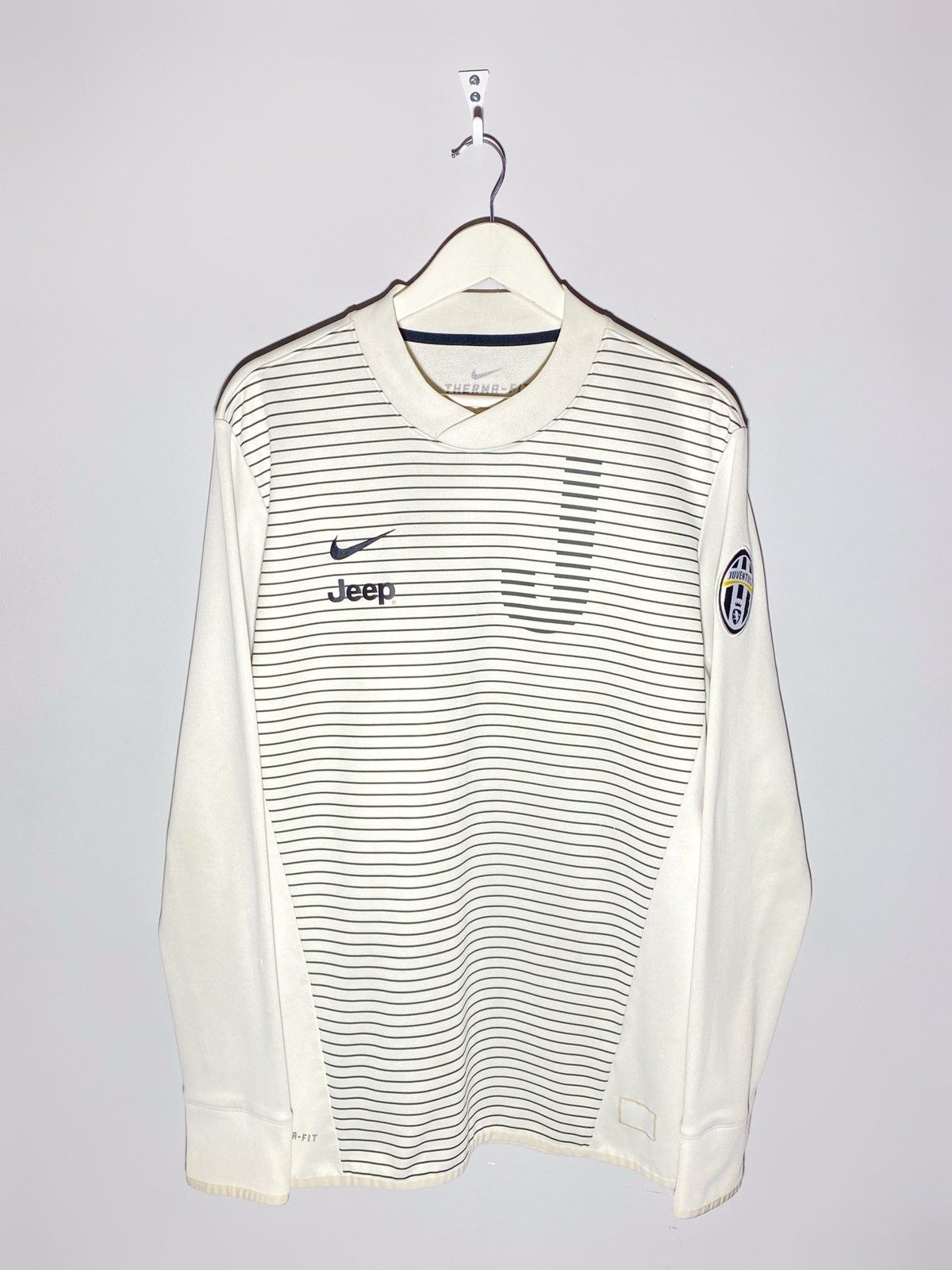 Pre-owned Nike Juventus Y2k Streetwear Style Blokecore Sweatshirt In White