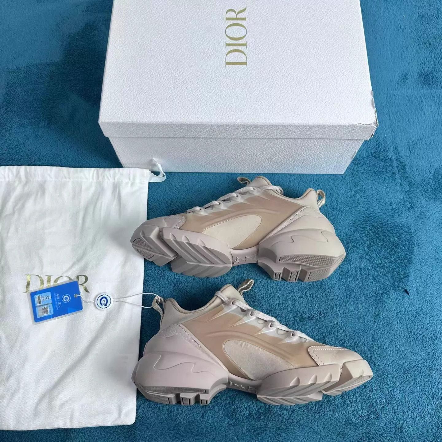 Dior Dior Nude Dad Sneakers Size 37.5 Like New With Box Size US 7 / IT 37 - 3 Thumbnail