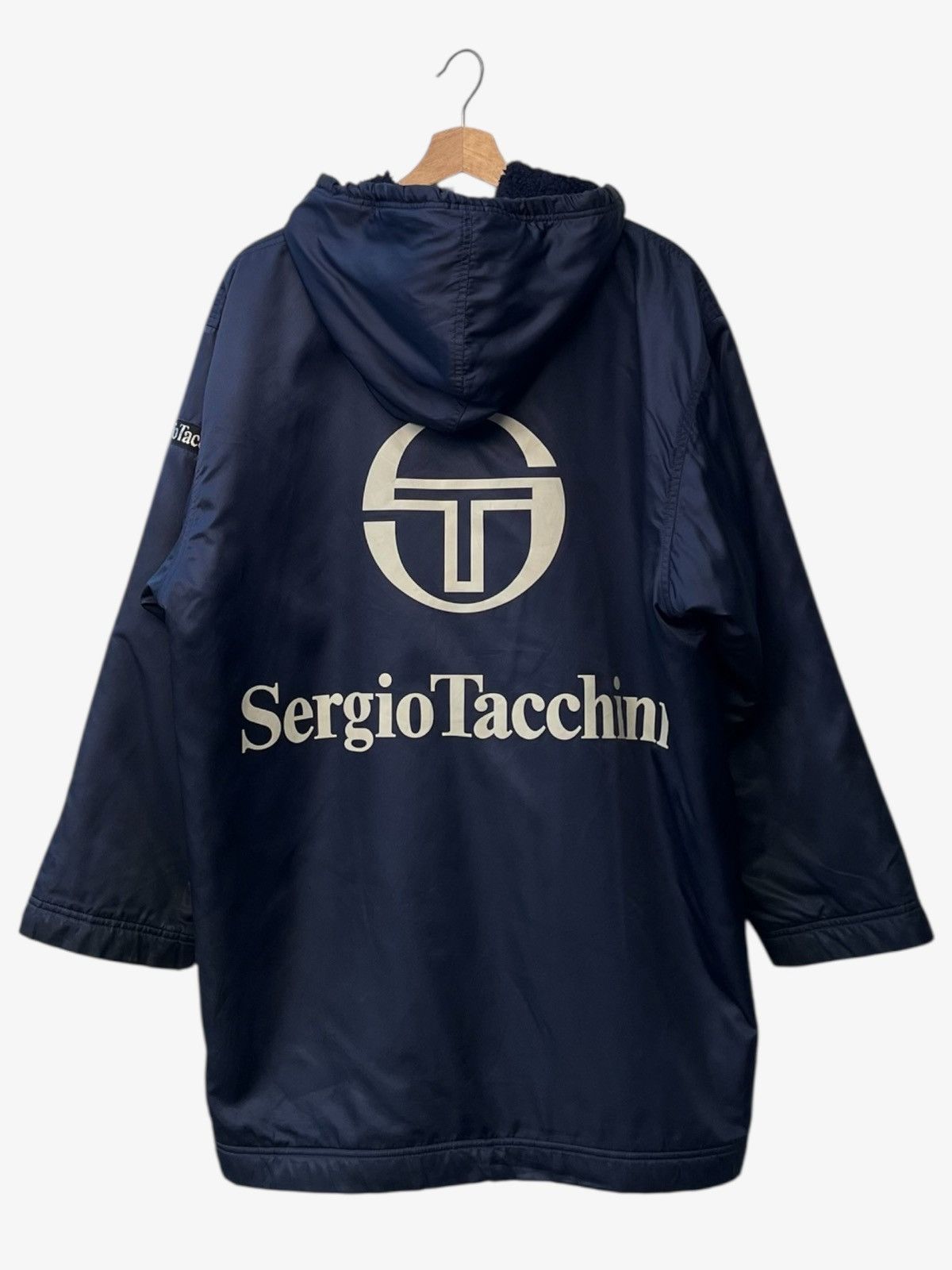 Sergio Tacchini Vintage Sergio Tacchini Bench Coat Parka Jacket Size US M / EU 48-50 / 2 - 1 Thumbnail