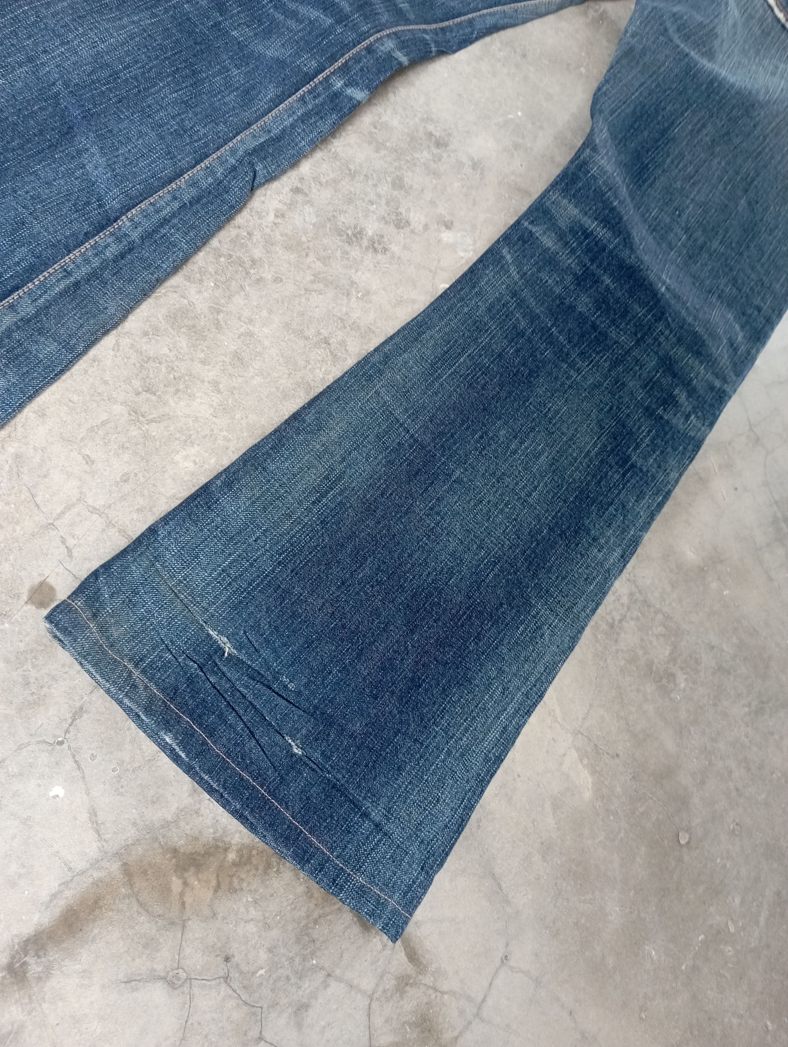 Edwin Flare Jeans Japan Edwin 503 Stone Wash Bootcut Jeans Size 29" - 9 Thumbnail
