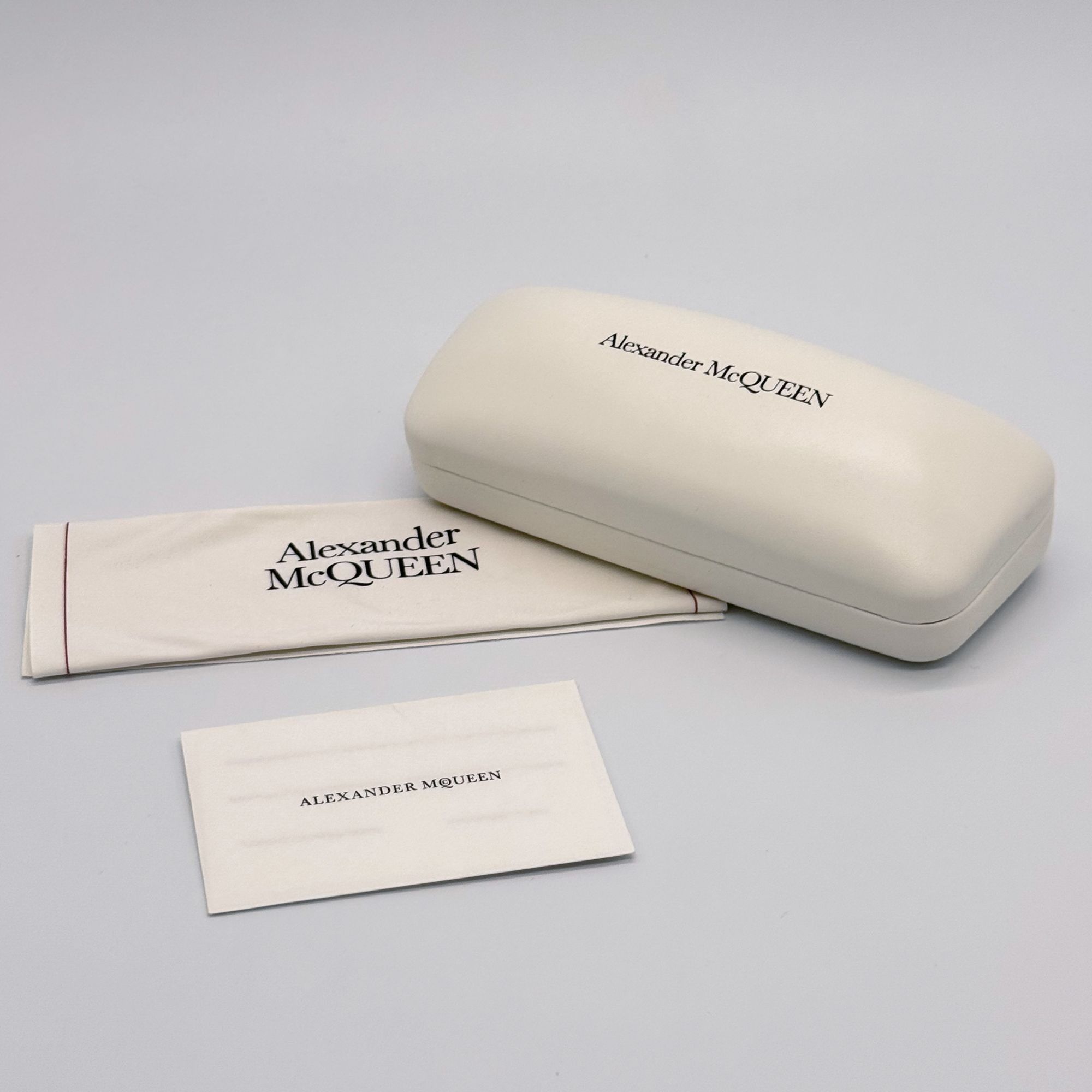 Alexander McQueen NEW ALEXANDER MCQUEEN EYEGLASSES AM0410O 001 CAT EYE BLACK W Size ONE SIZE - 9 Thumbnail