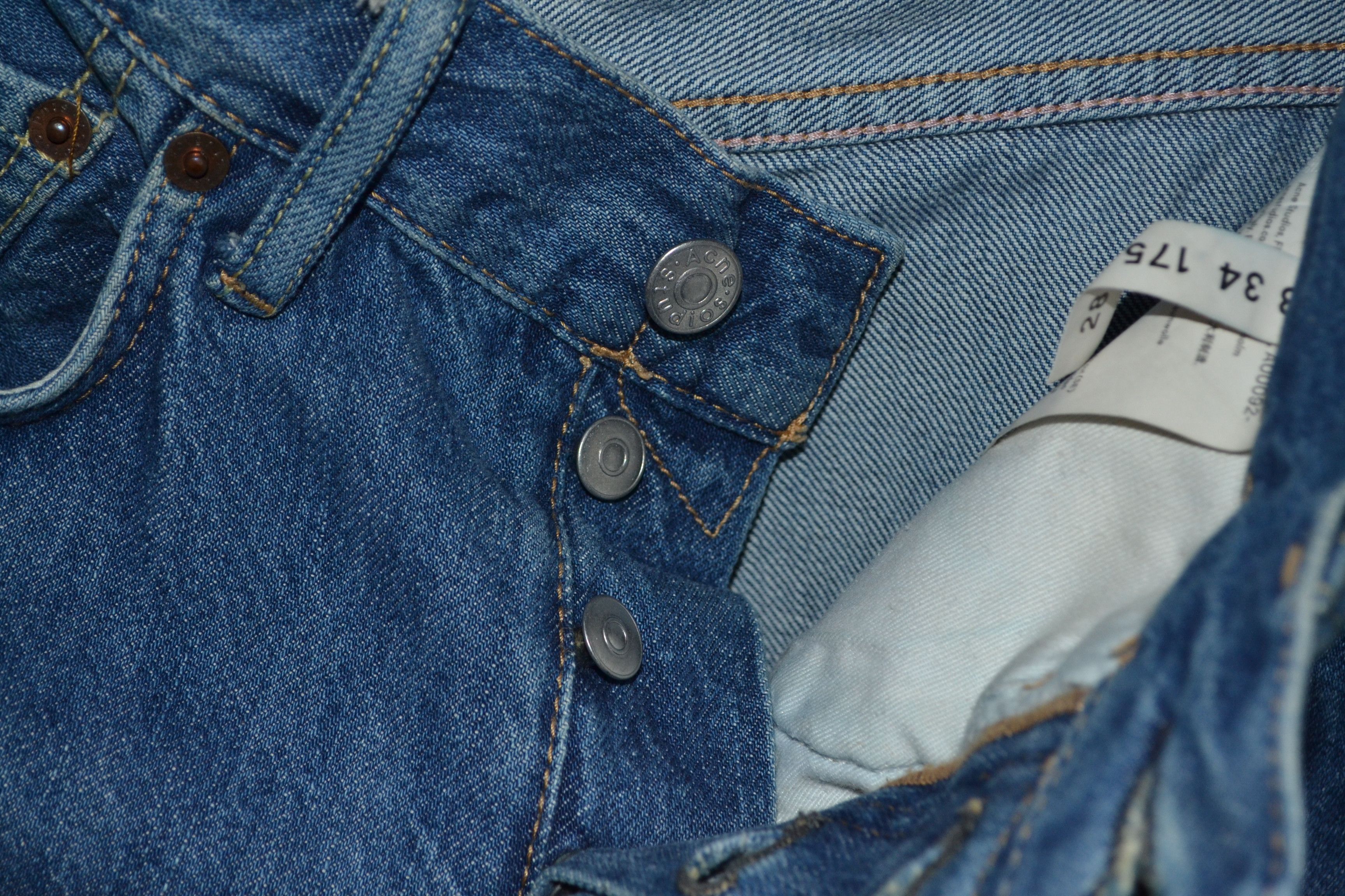 Acne Studios Acne Studios Bla Konst Mece Dark Blue Trash 28 size Jeans Size 28" / US 6 / IT 42 - 11 Thumbnail