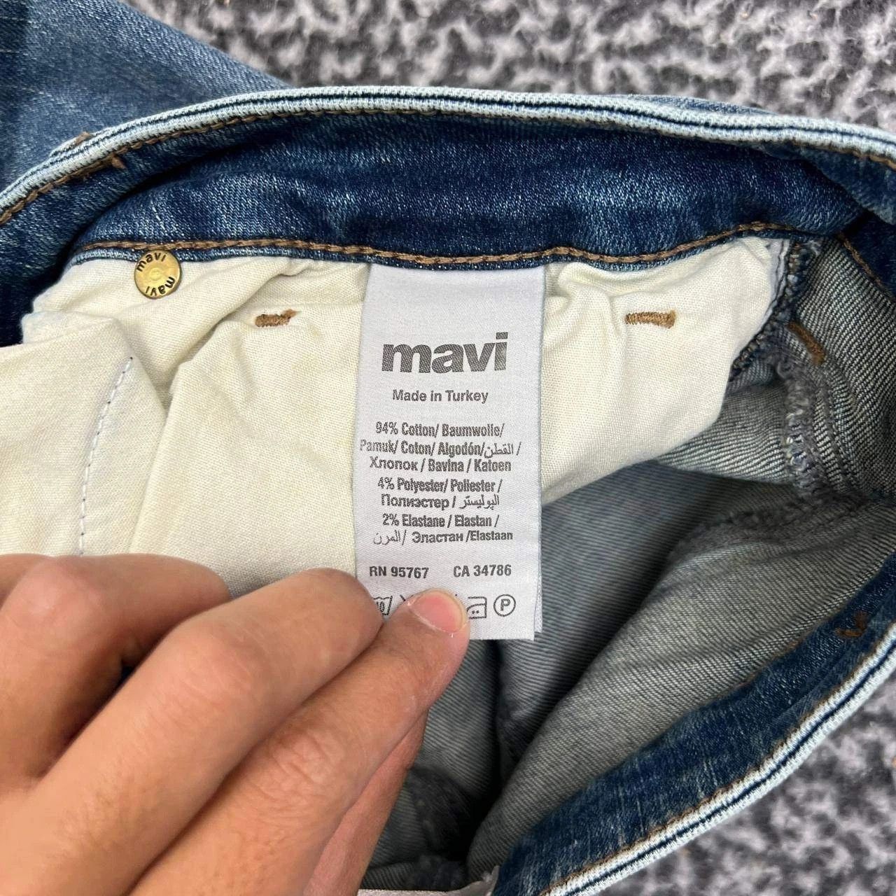 Mavi Mavi Emma Jeans Women 27x27 Faded Slim Boyfriend Denim Pants Size 27" / US 4 / IT 40 - 4 Thumbnail