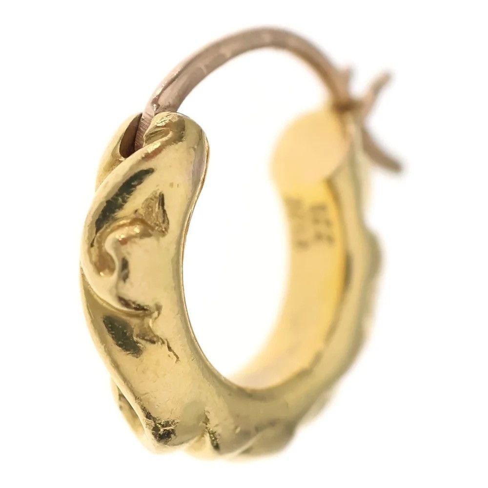 Chrome Hearts Chrome Hearts Tiny Hoop Scroll Earring | Grailed