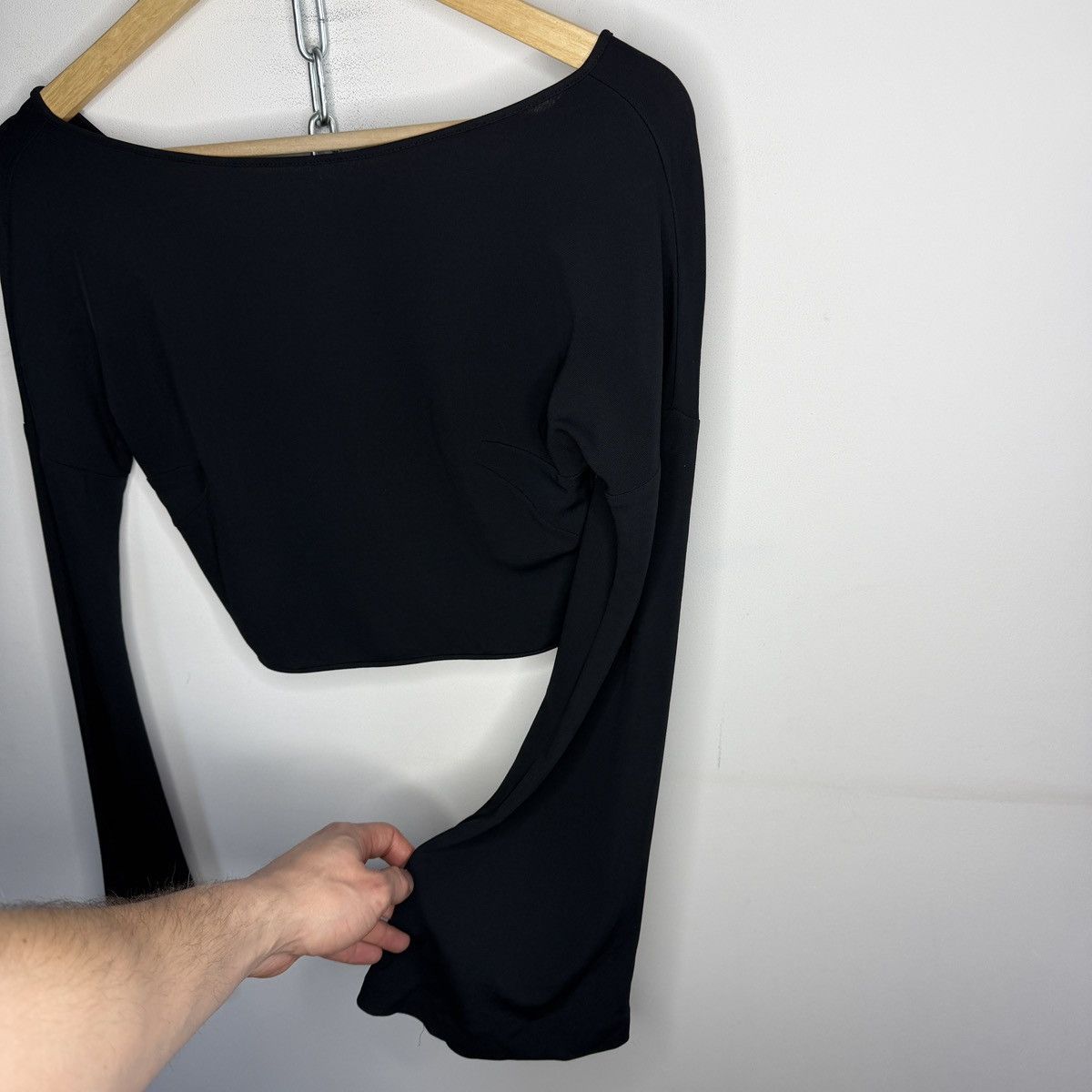 Dolce & Gabbana Longsleeve Dolce & Gabbana D&G Flared Wide Sleeves Crop Y2K Size M / US 6-8 / IT 42-44 - 2 Thumbnail