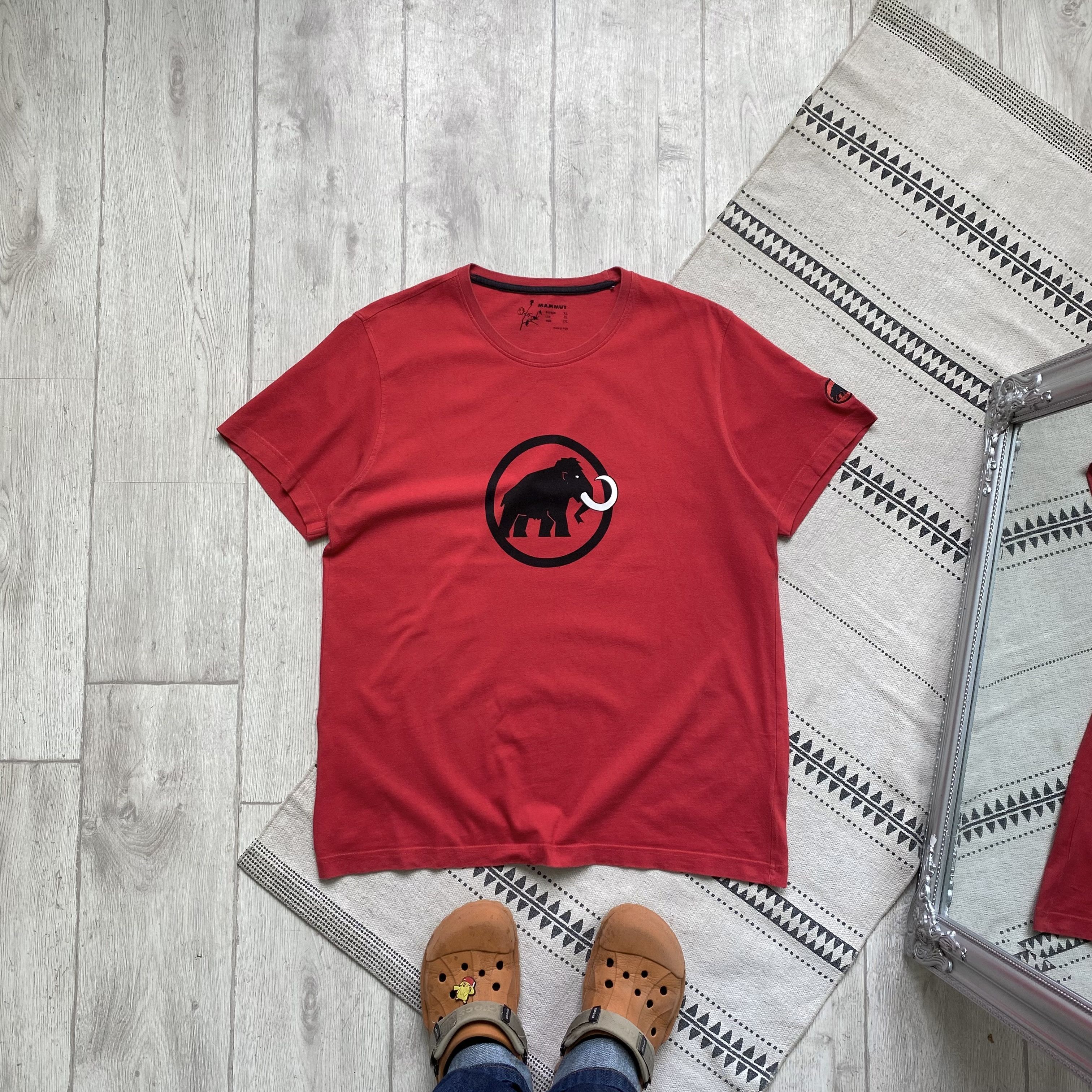 Oakley 🦣 Vintage Gorpcore Mammut Tee center logo rap patagonia Size US XL / EU 56 / 4 - 2 Thumbnail