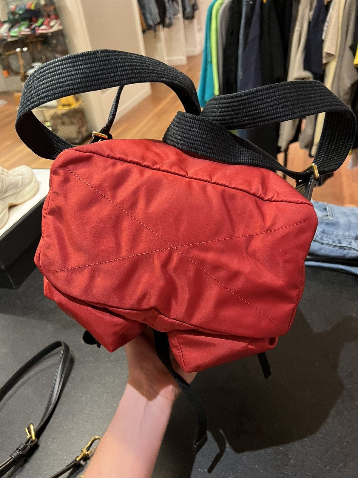 Moncler Moncler Dauphine Large Backpack red brand new Size ONE SIZE - 11 Thumbnail