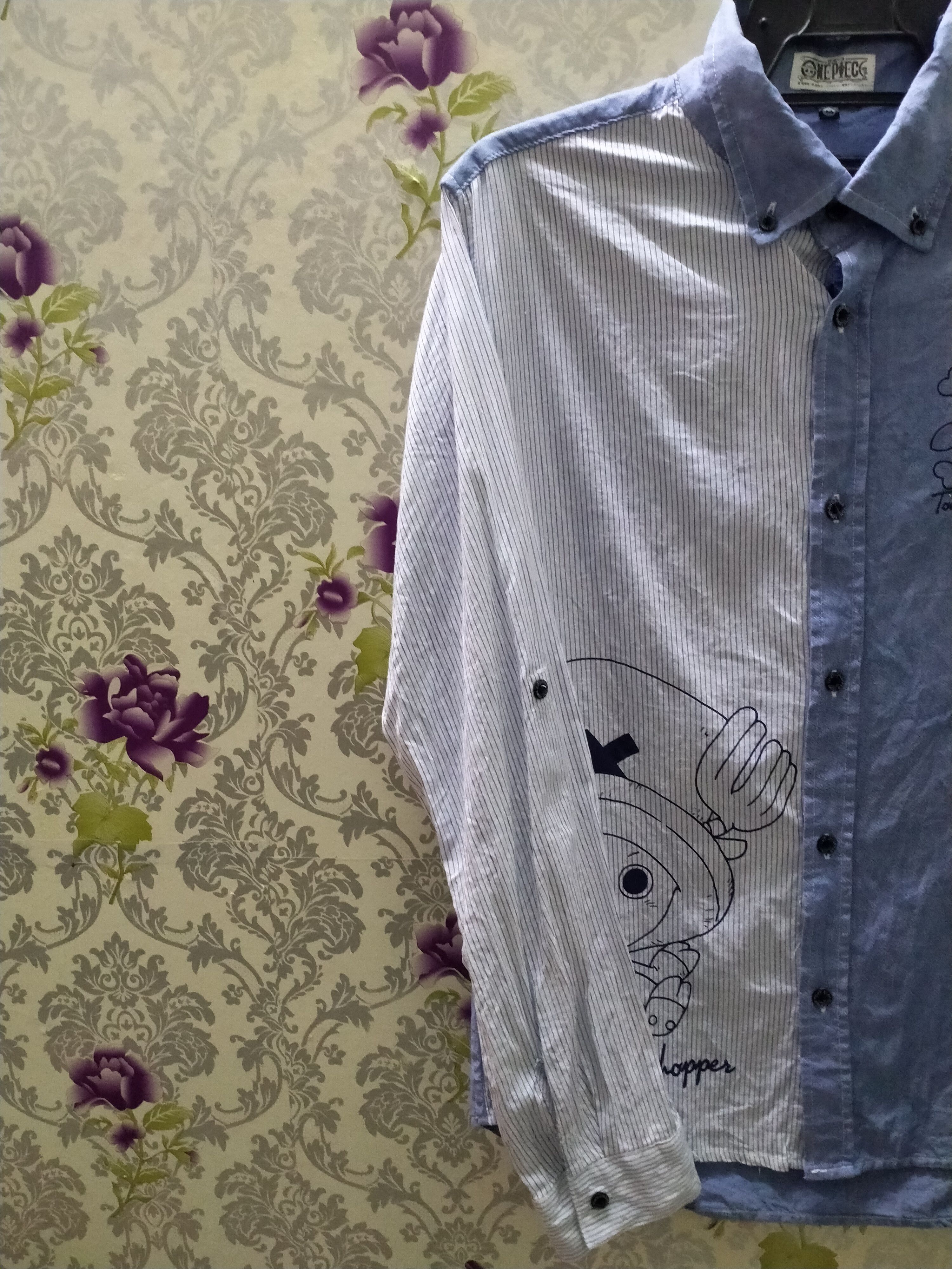 Japanese Brand × One Piece One piece shirt button up big logo Size US M / EU 48-50 / 2 - 4 Thumbnail
