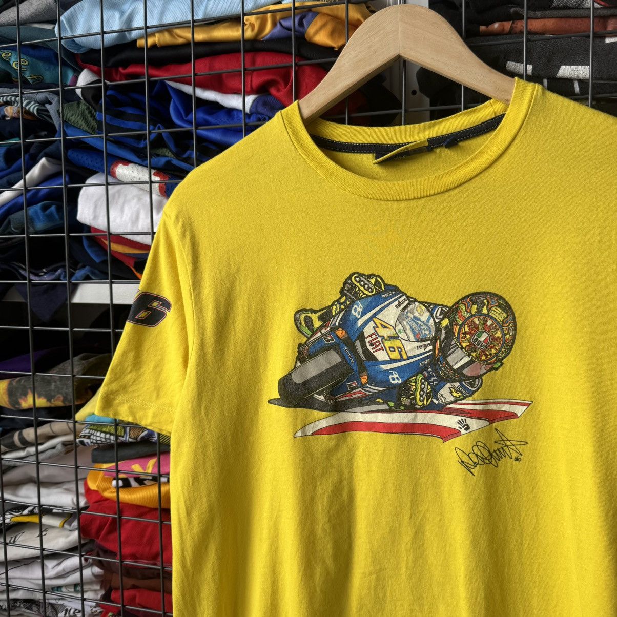 Other Valentino Rossi VR46 Yellow Moto T-shirt Size US L / EU 52-54 / 3 - 2 Thumbnail