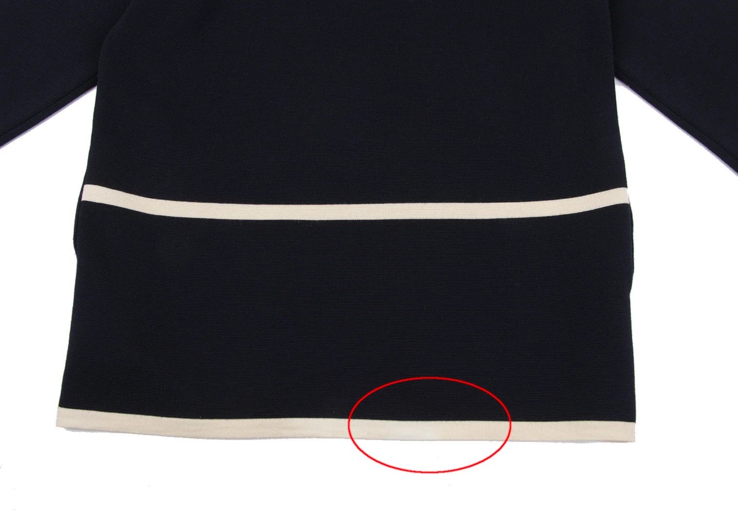 Yohji Yamamoto Yohji Yamamoto Bi-Color Line High Neck Knit Size US M / EU 48-50 / 2 - 15 Thumbnail