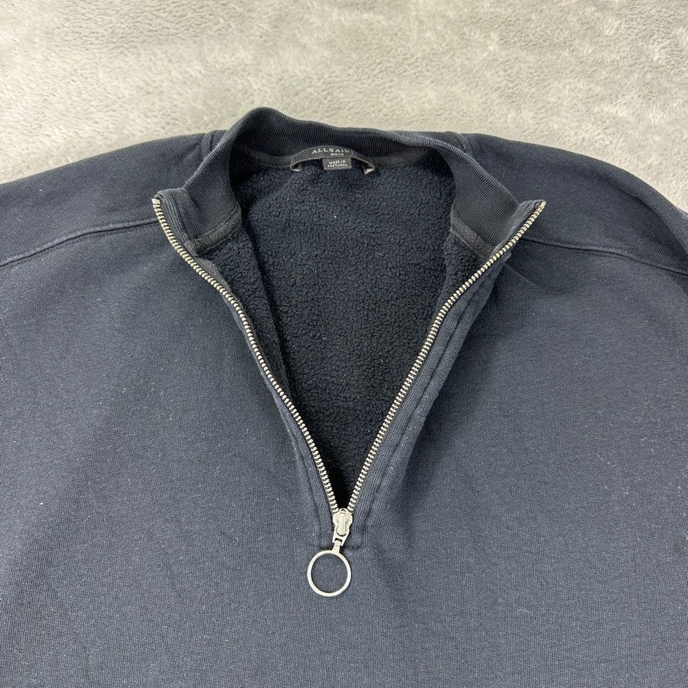 Allsaints AllSaints Black 1/4 Zip Artillery Sweatshirt Women’s Size X Size XS / US 0-2 / IT 36-38 - 8 Thumbnail