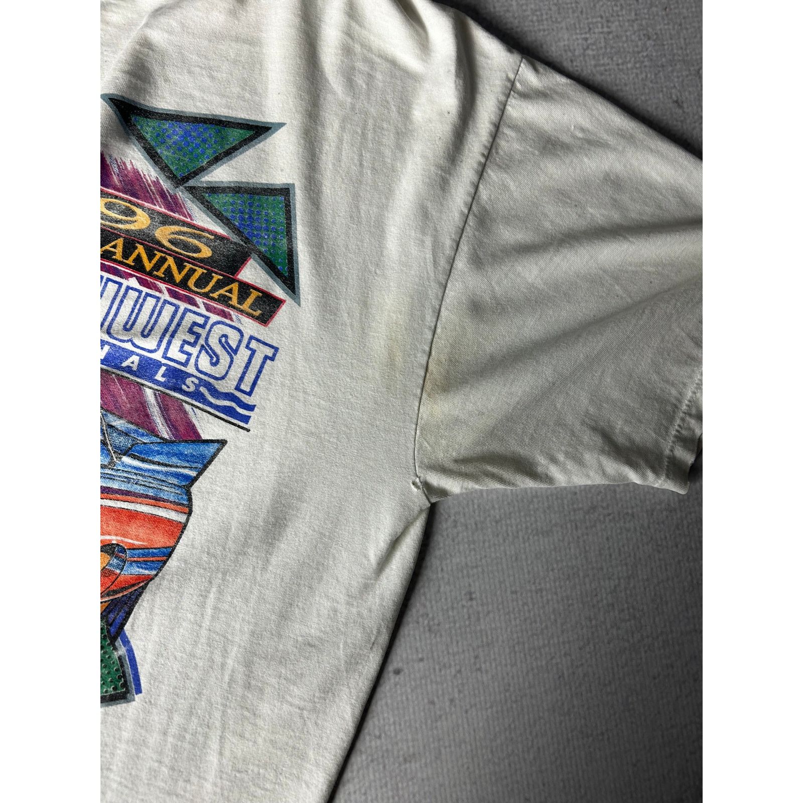 NASCAR Vintage 1996 Nascar Washington T-Shirt, Tees For Men's XL Size US XL / EU 56 / 4 - 5 Thumbnail