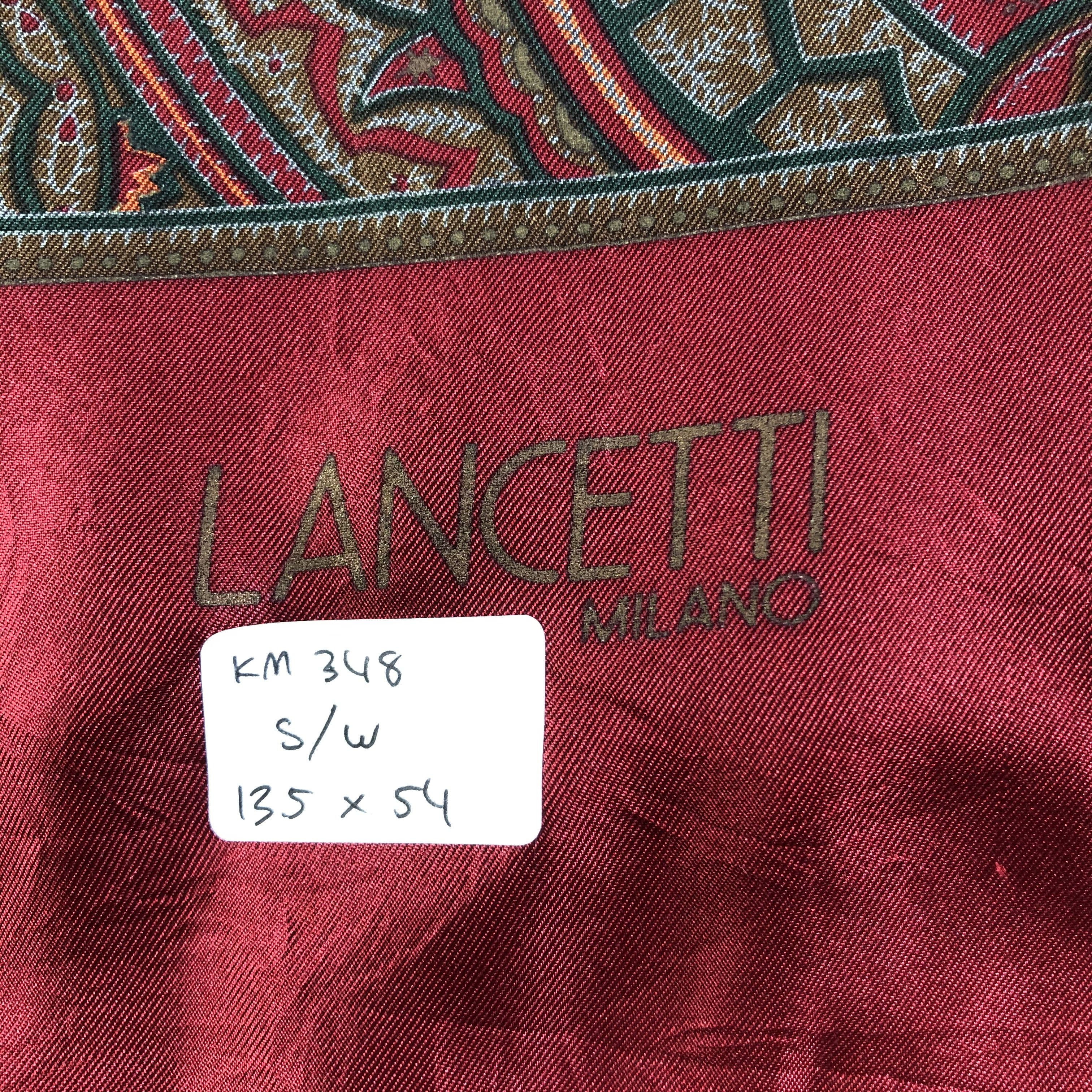 Lui di Lancetti Lancetti Silk Scarf / Muffler / Neckwear - KM348 Size ONE SIZE - 5 Thumbnail