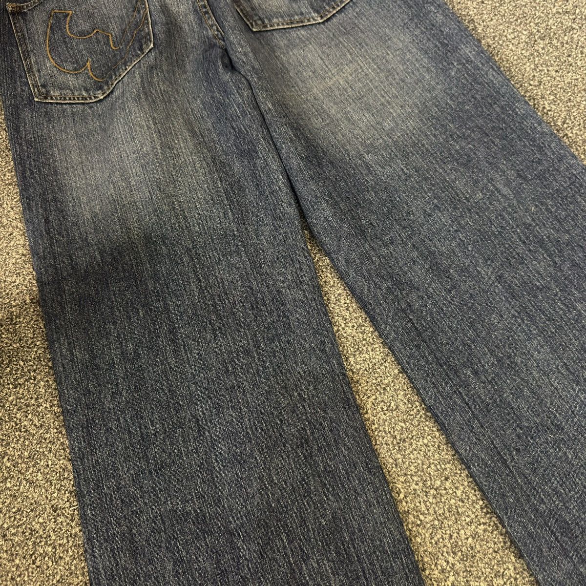 Hysteric Glamour 🔥🇯🇵 Super Baggy Euro Tribal Distressed Denim y2k Style Size US 34 / EU 50 - 9 Thumbnail