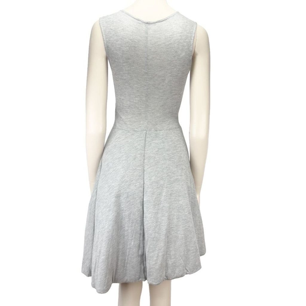 Cos COS Dolly Semi-quilted A Line Comfy Balloon Gray Dress XS Size XS / US 0-2 / IT 36-38 - 3 Thumbnail
