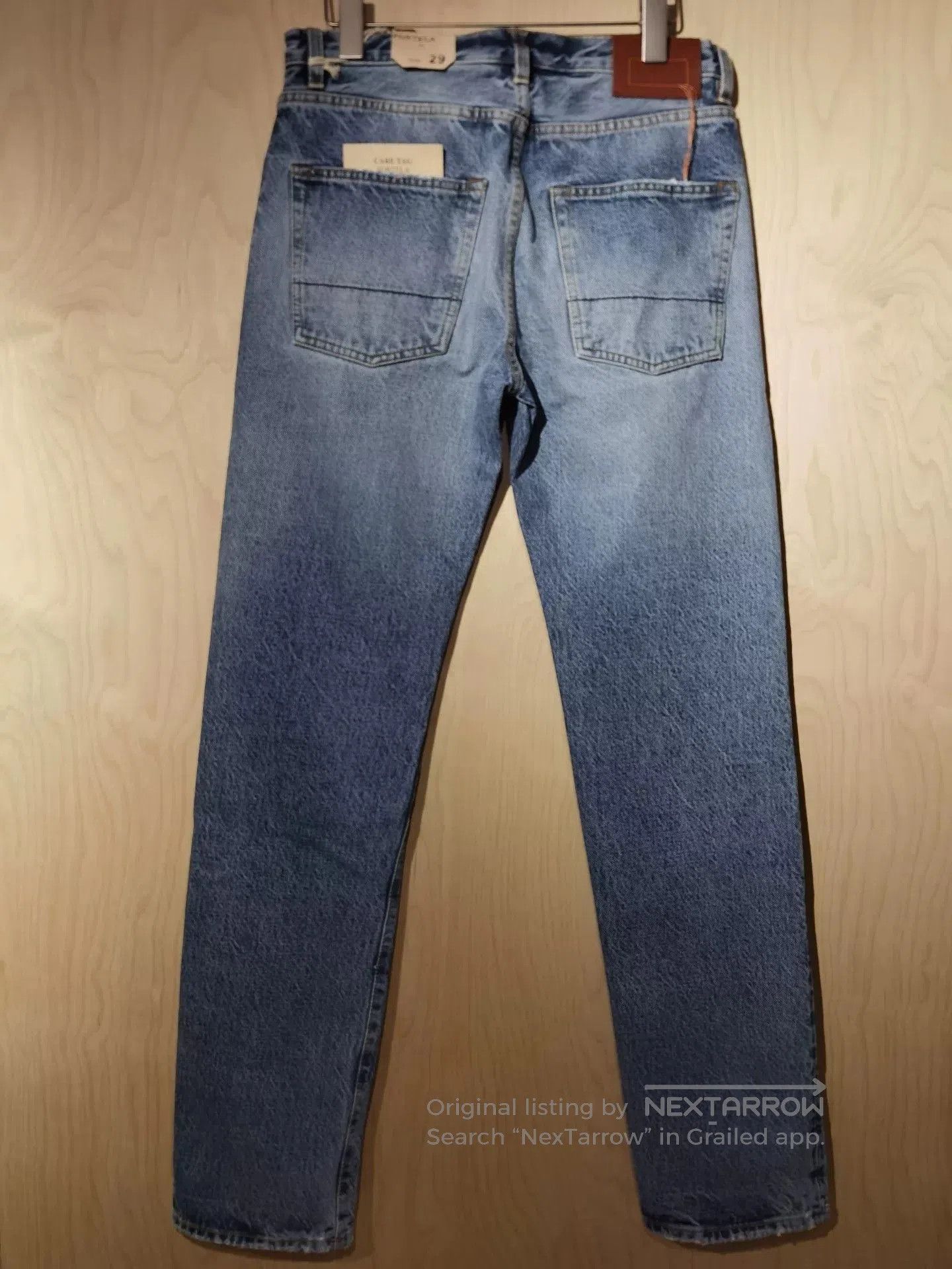 Fortela FORTELA Light Blue Washed Distressed Jeans. Size US 29 - 2 Thumbnail