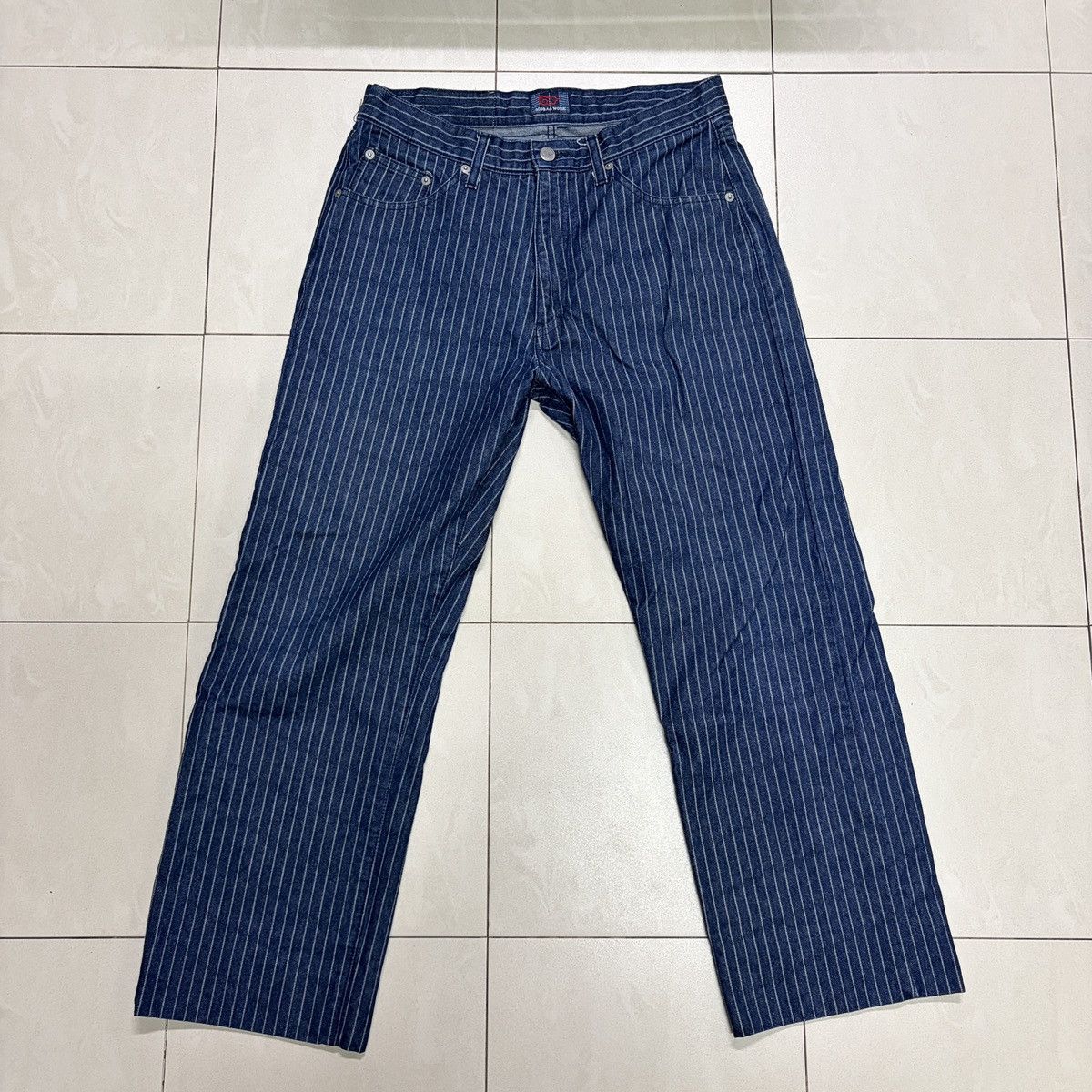 Global Work Global Work Wabash/Hickory Stripes Jeans Size US 31 - 1 Thumbnail