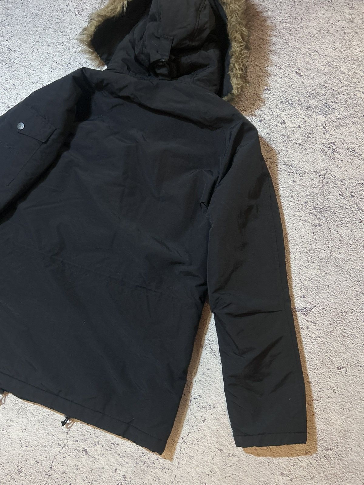 Carhartt Carhartt WIP W’ Anchorage Parka Black – Fur Hood – Size S Size US S / EU 44-46 / 1 - 15 Thumbnail