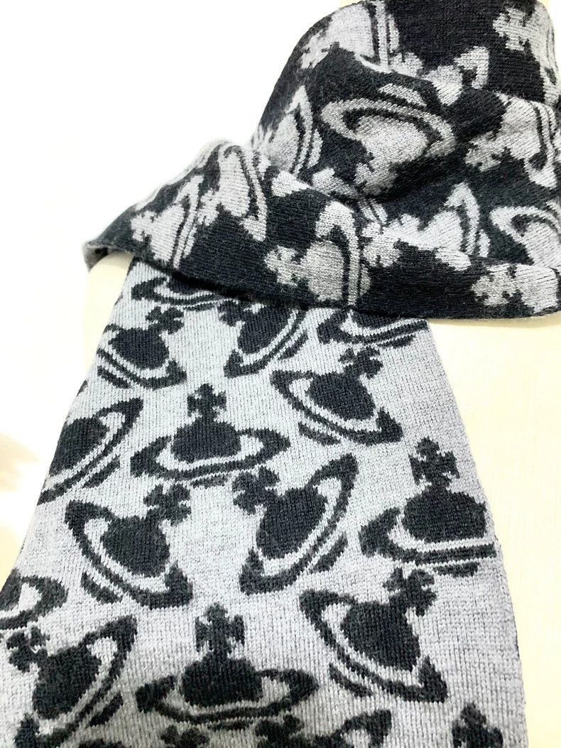 Vivienne Westwood Vivienne Westwood Saturn full moon scarf Size ONE SIZE - 3 Thumbnail