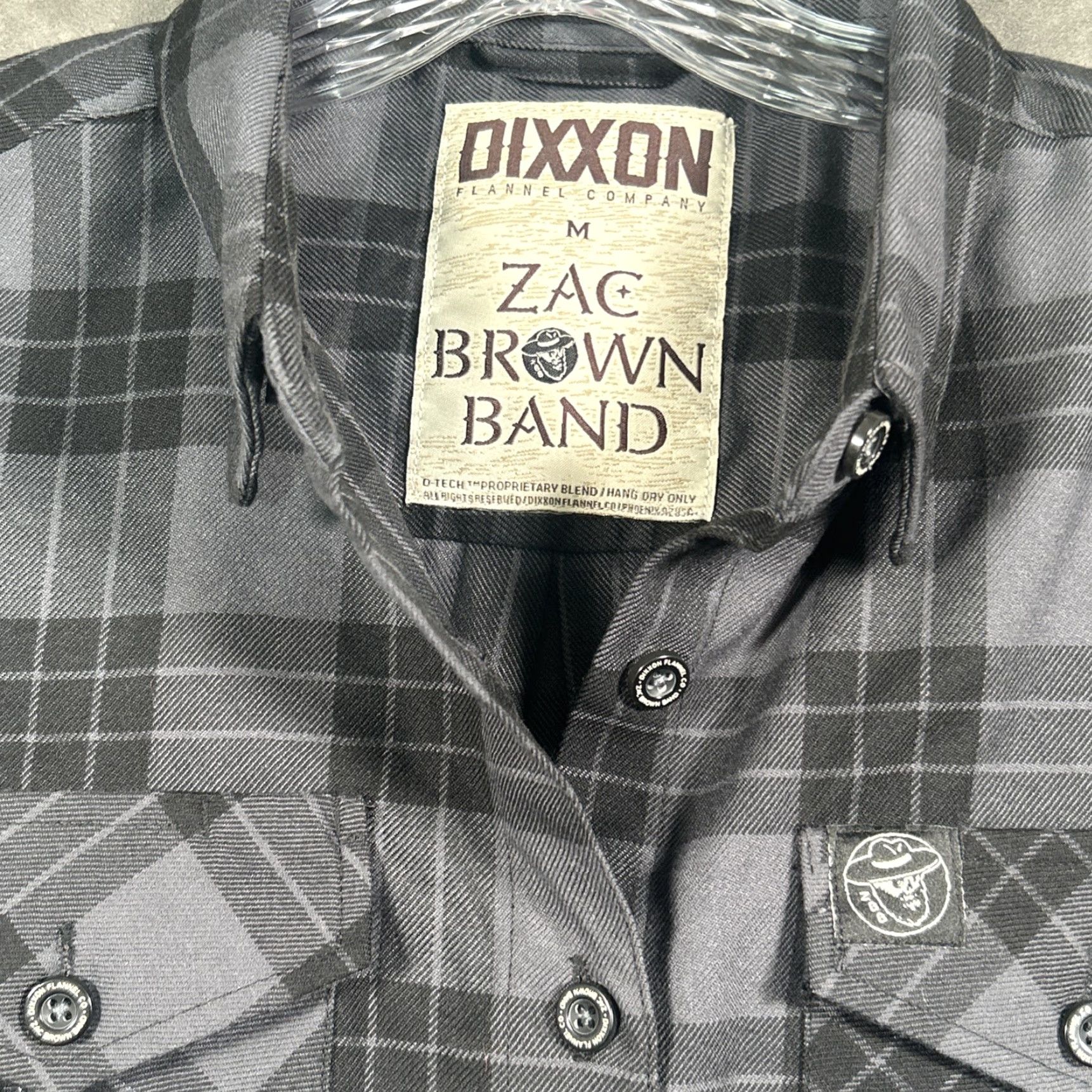 CO Dixxon Flannel Co Womens Flannel Zac Brown Band Medium Short Sleeve NEW Size 32" / US 10 / IT 46 - 2 Thumbnail