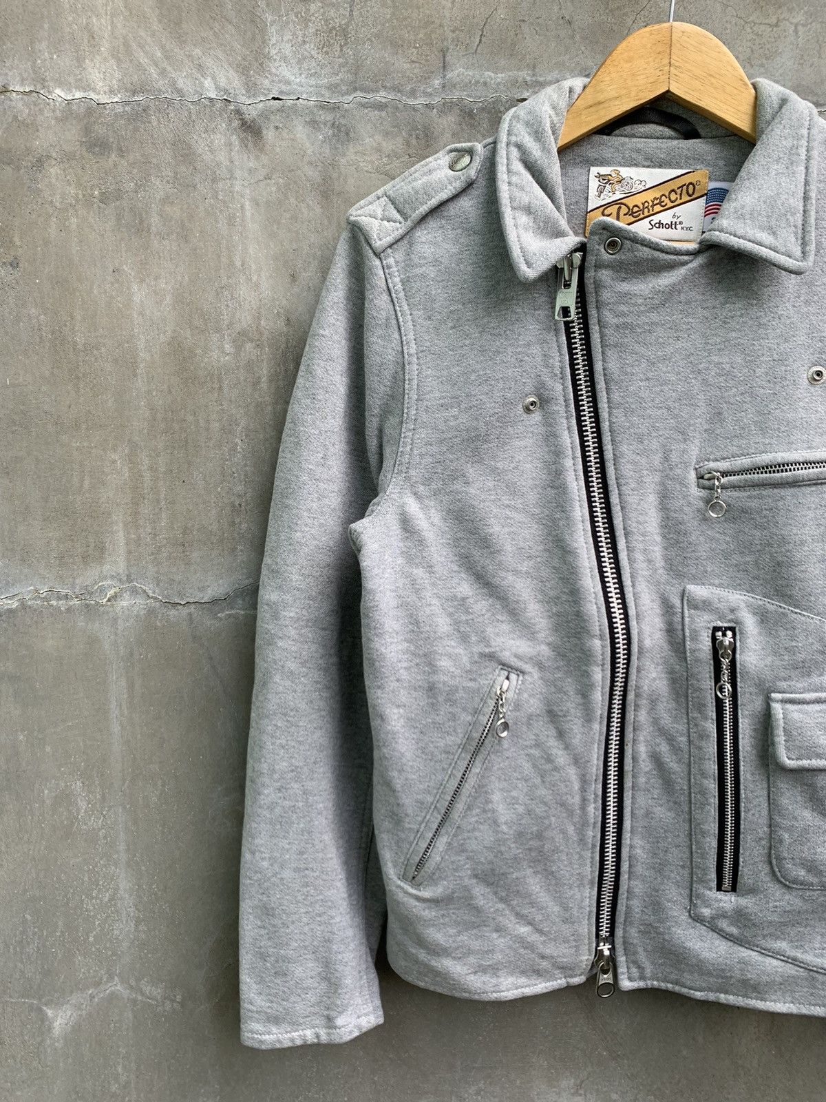 Schott Cotton Biker Jacket Size US S / EU 44-46 / 1 - 3 Thumbnail