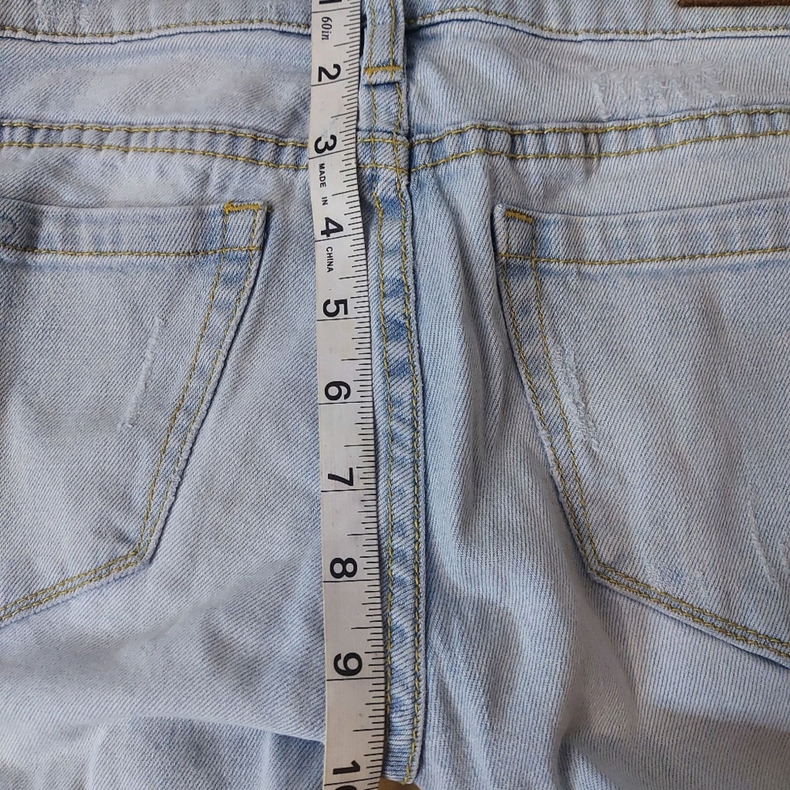 BLANKNYC BLANK NYC Light Wash Distressed Skinny Denim Jean No Size Size 30" / US 8 / IT 44 - 7 Thumbnail