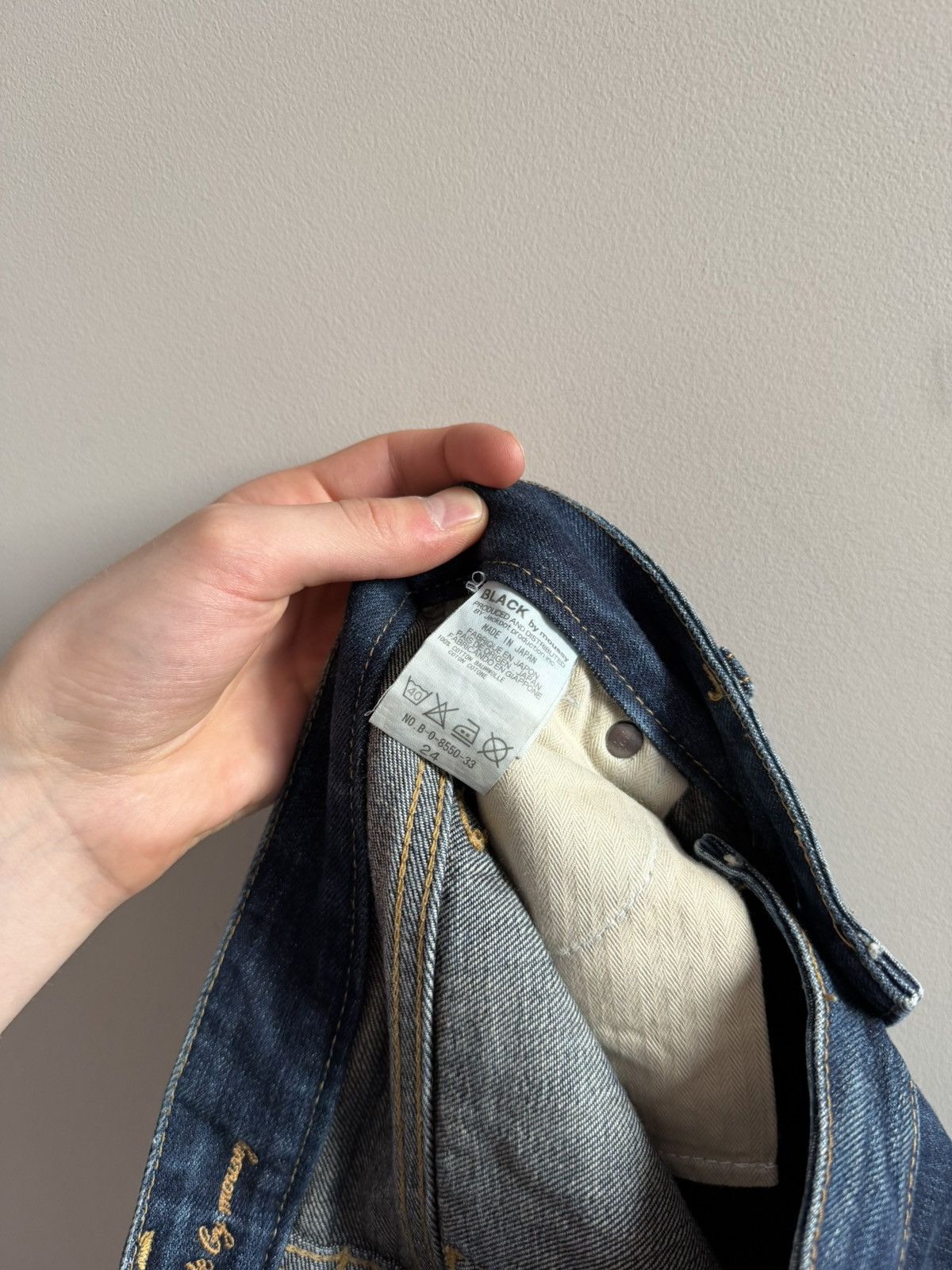 MOUSSY Black by Moussy Japanese Bootcut Denim Jeans Size 24" / US 00 / IT 34 - 8 Thumbnail