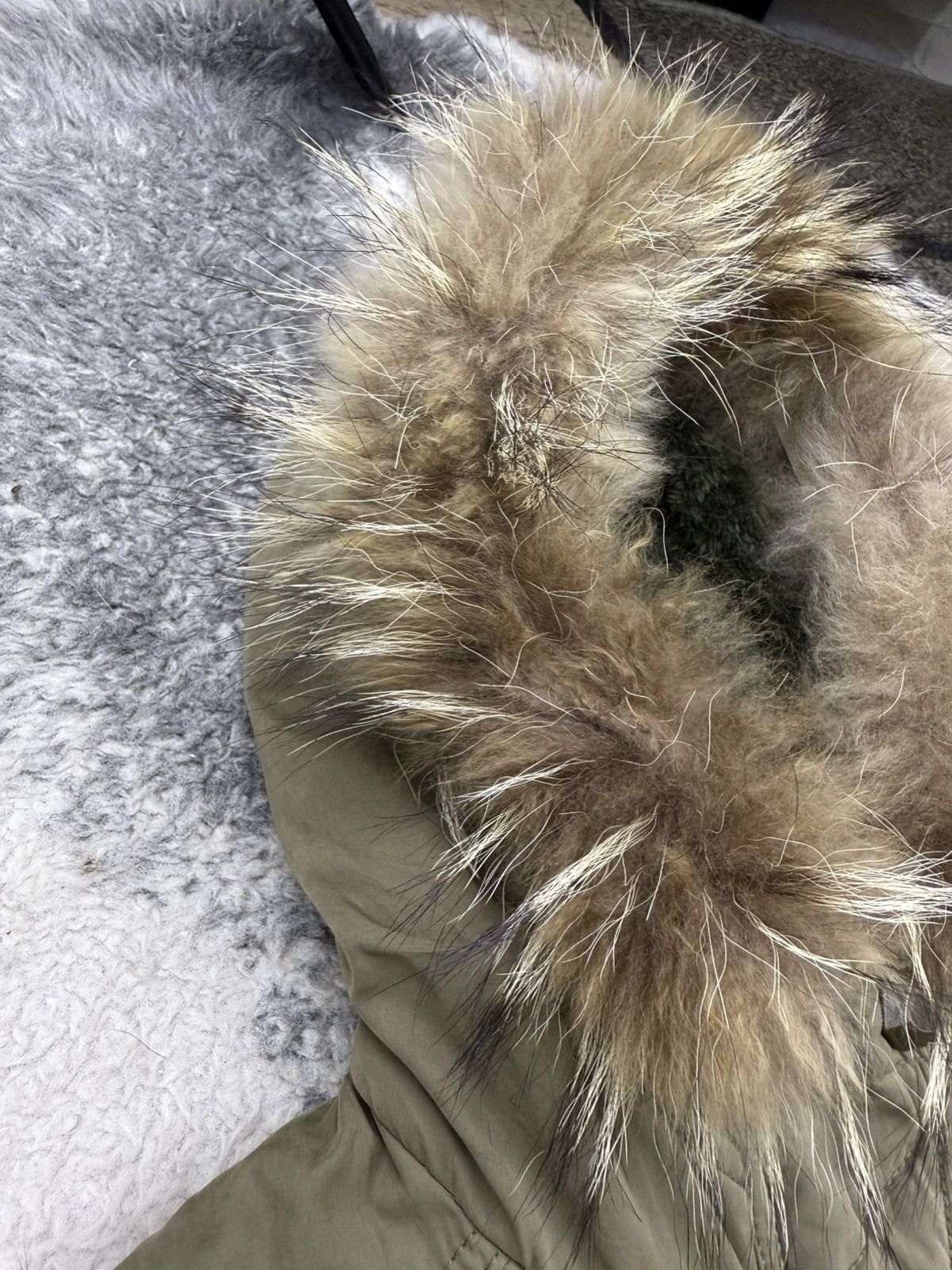 If Six Was Nine Japanese Designer like L.G.B. Fur Raccoon Jacket Size US S / EU 44-46 / 1 - 5 Thumbnail