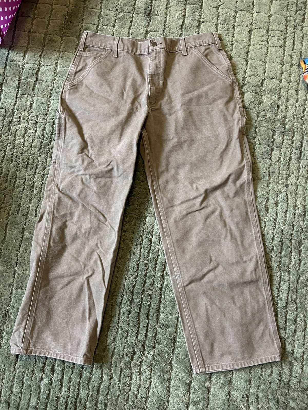 Carhartt Taupe Vintage Carhartt Carpenter Pant Size US 34 / EU 50 - 2 Thumbnail