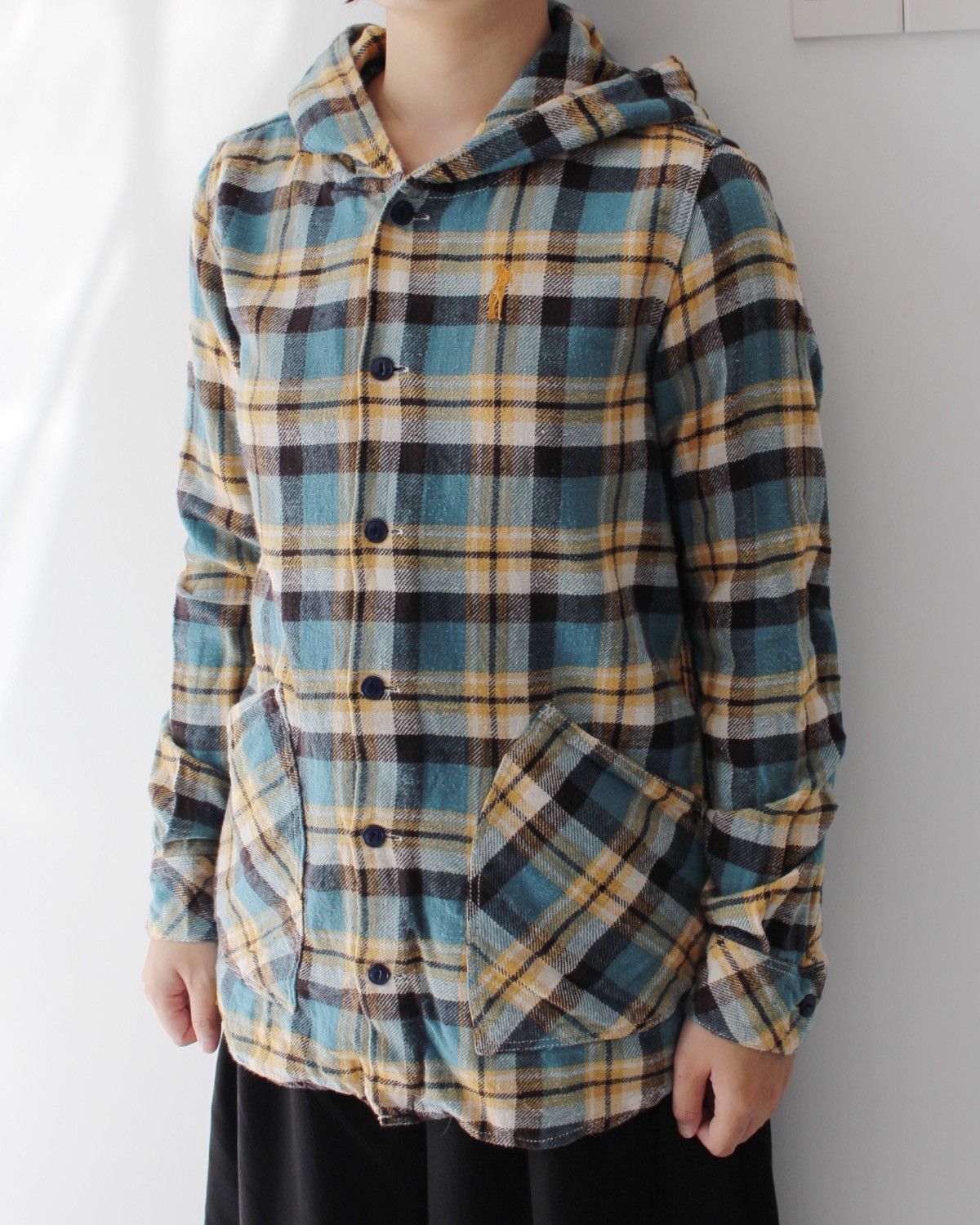 Hysteric Glamour 2000S HYSTERIC GLAMOUR TARTAN HOODED SHIRTS Size US M / EU 48-50 / 2 - 8 Thumbnail