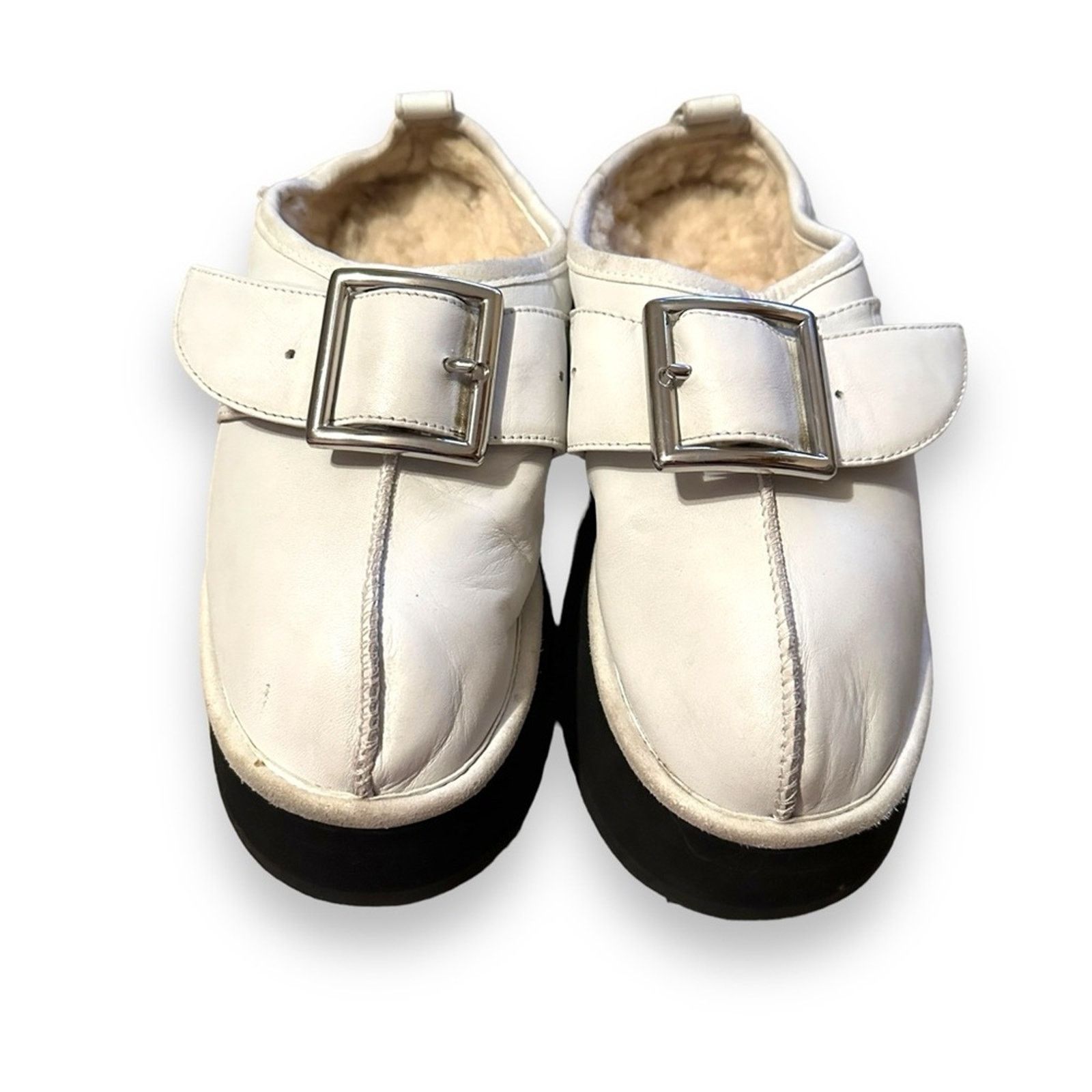 Ugg Ugg x Opening Ceremony Tasman Leather Faux Fur Platform Mule Size US 8 / IT 38 - 2 Thumbnail