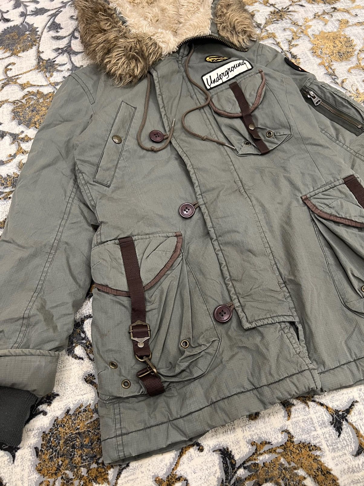 Hysteric Glamour HYSTERIC GLAMOUR MULTIPOCKET JAPANESE BRAND PARKA JACKET Size US M / EU 48-50 / 2 - 6 Thumbnail