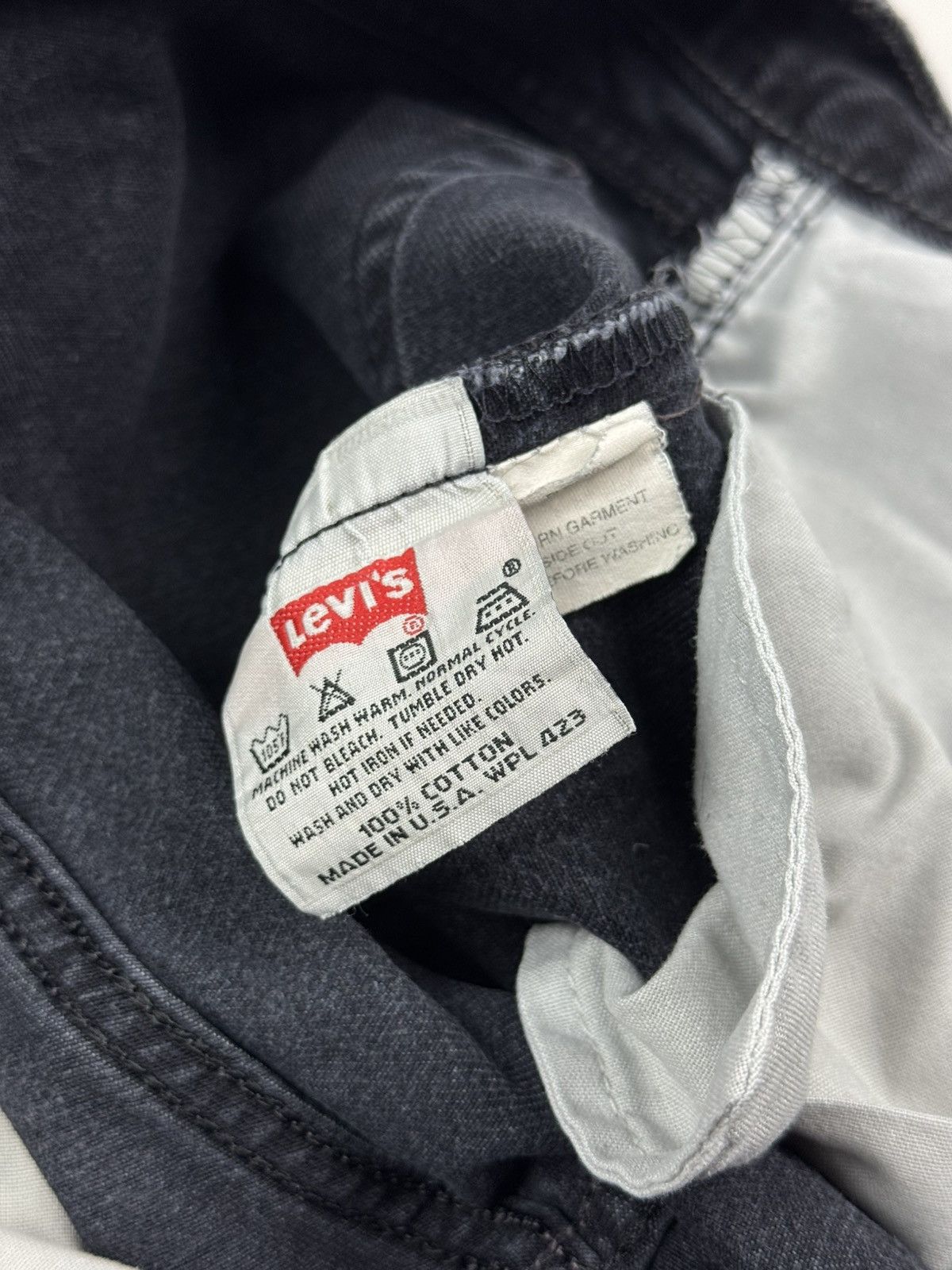 Levi's 1990’s Vintage Distressed Levi’s 501 Washed Gray Jeans Pants Size US 31 - 11 Thumbnail