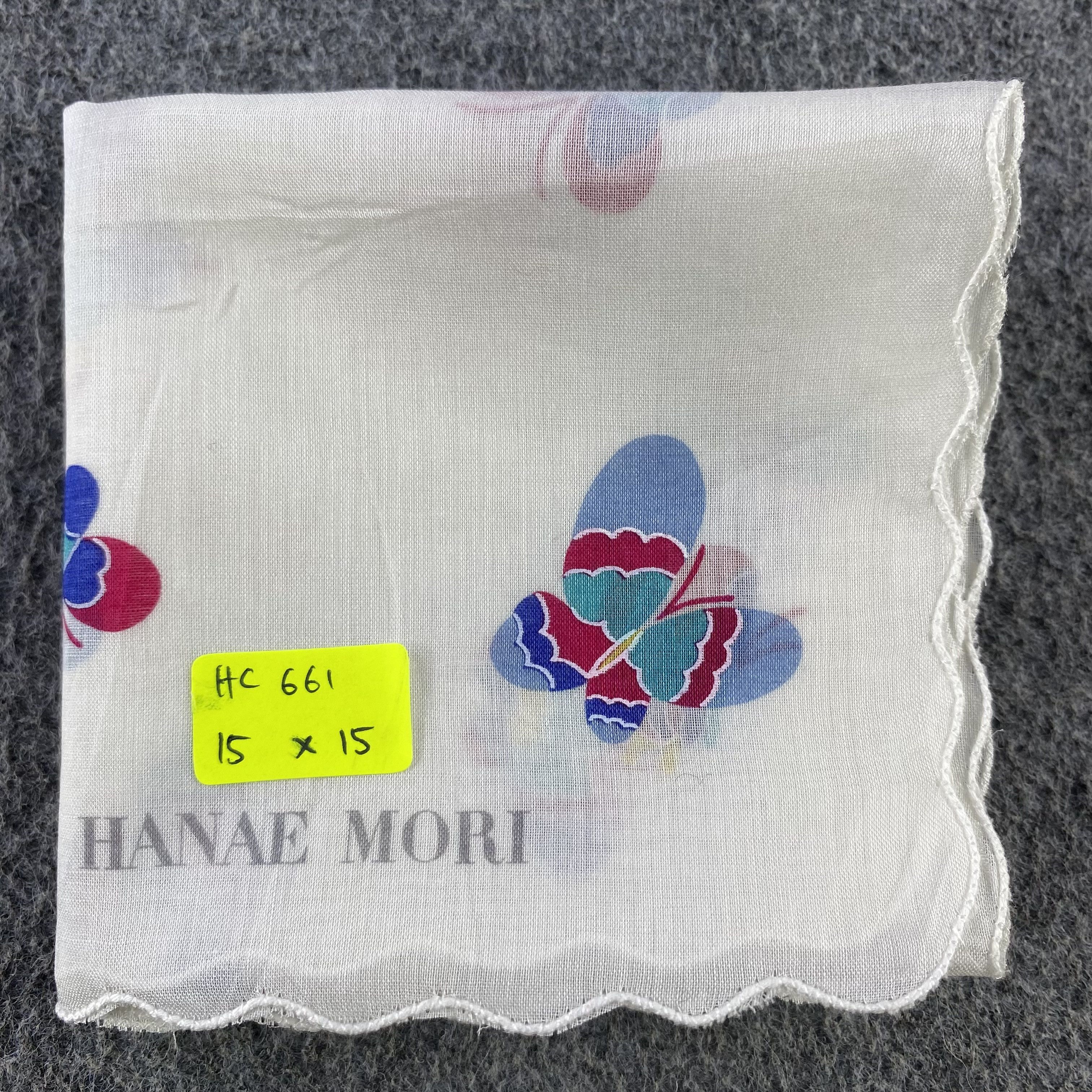 Hanae Mori Hanae Mori Handkerchief/Neckerchief/Bandana HC661 Size ONE SIZE - 5 Thumbnail