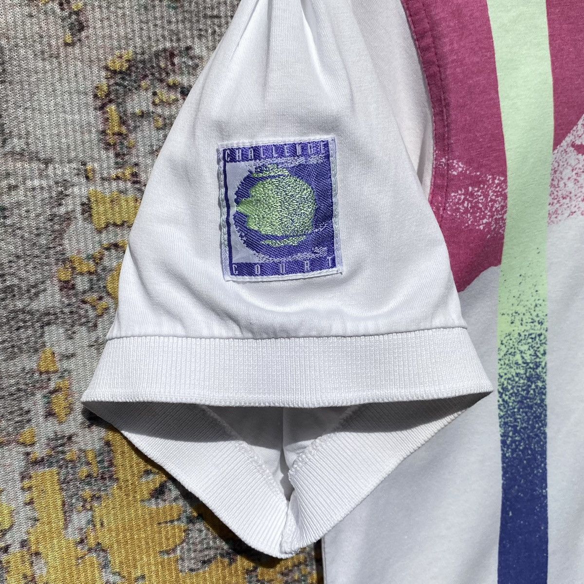 Nike Vintage Nike Agassi Challence Court Polo Shirt Distressed Size US S / EU 44-46 / 1 - 10 Thumbnail
