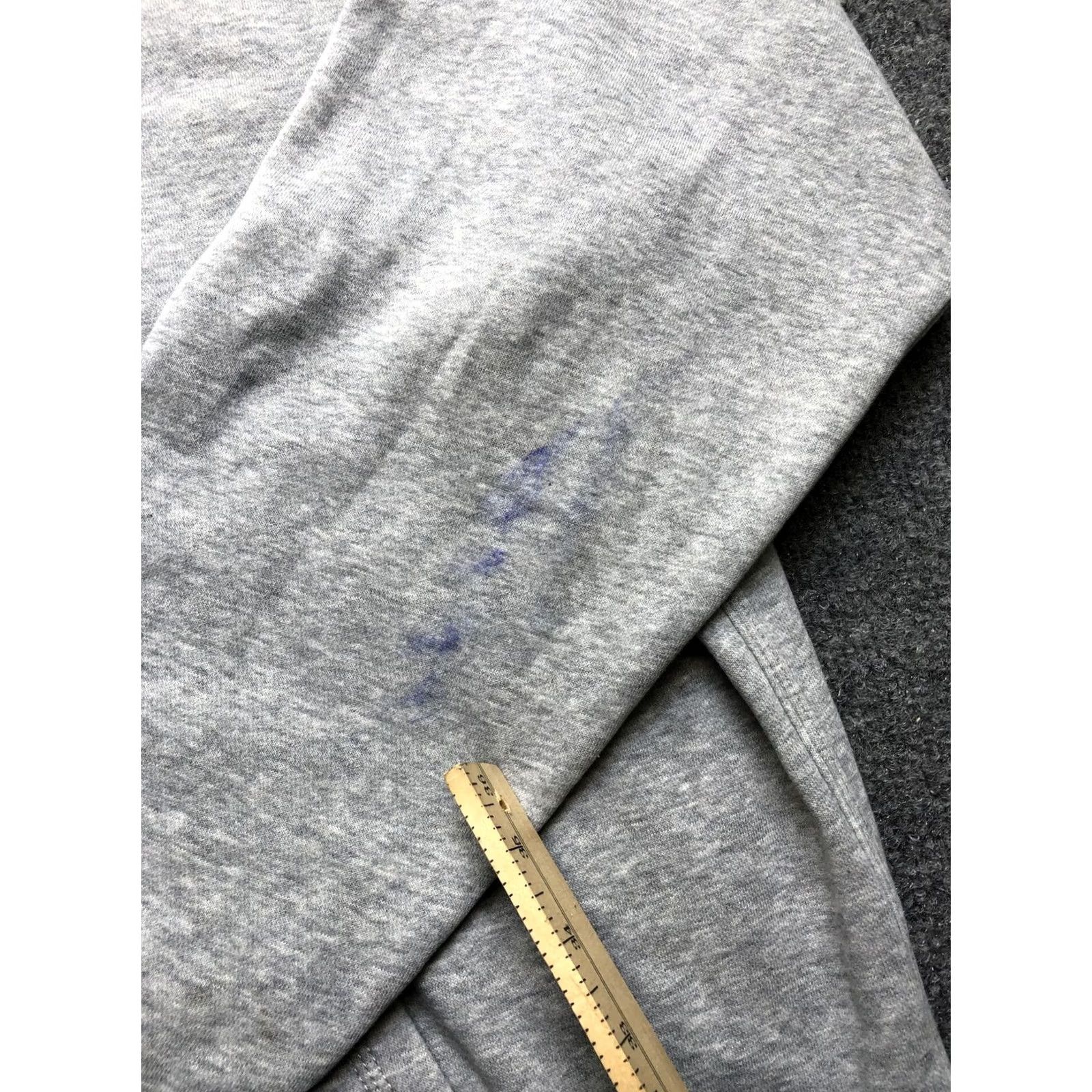 Nike Nike Hoodie Mens Extra Large Gray Full Zip Swoosh Sweatshirt Fair - Moderate Wear Stained Size US XL / EU 56 / 4 - 4 Thumbnail