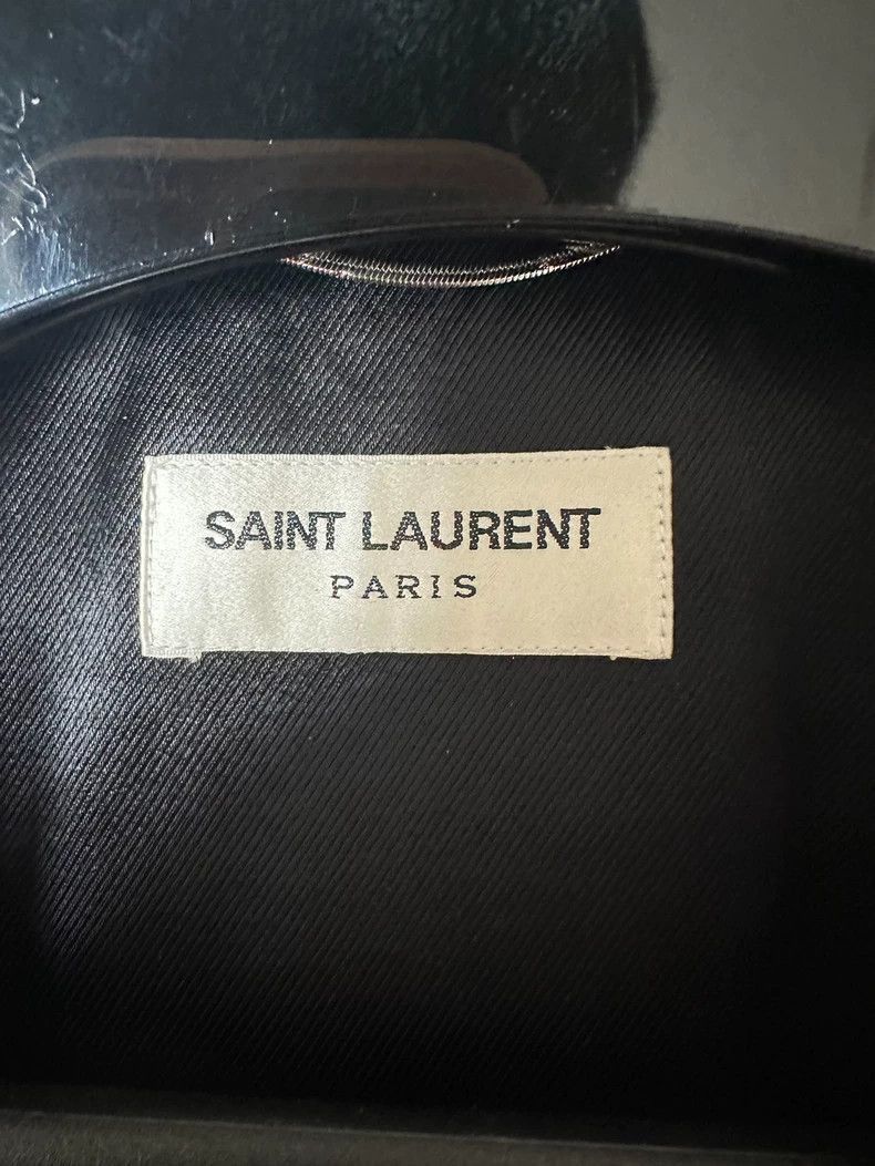 Saint Laurent Paris saint laurent black leather motorcycle jacket Size US M / EU 48-50 / 2 - 3 Thumbnail