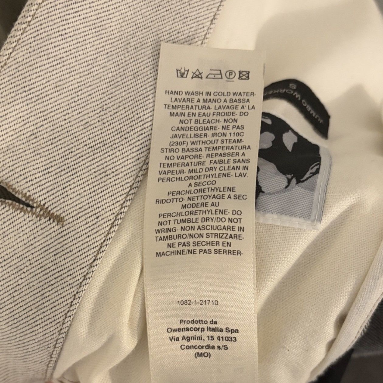 Rick Owens Drkshdw Rick Owens DRKSHDW Jumbo Worker Milk Melange Denim Jacket Size US XL / EU 56 / 4 - 12 Thumbnail