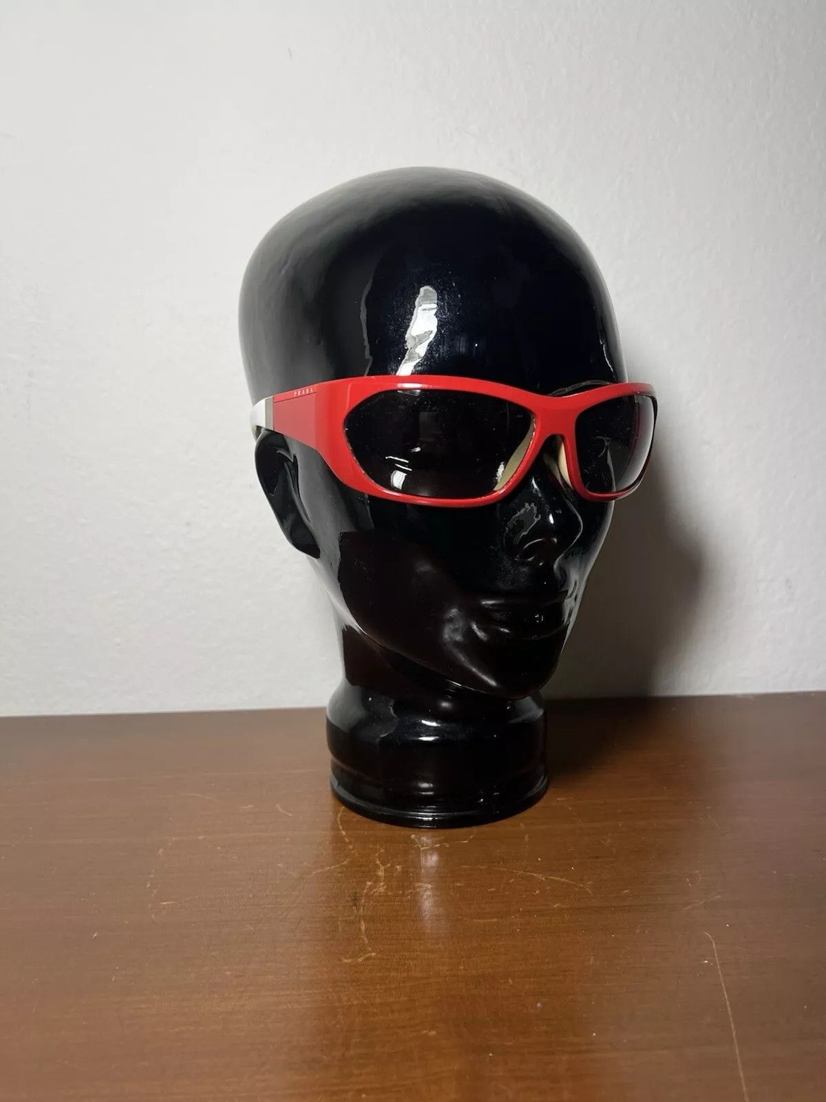 Prada Prada Sunglasses Linea Rossa Sport SPS04H Red White Size ONE SIZE - 1 Thumbnail