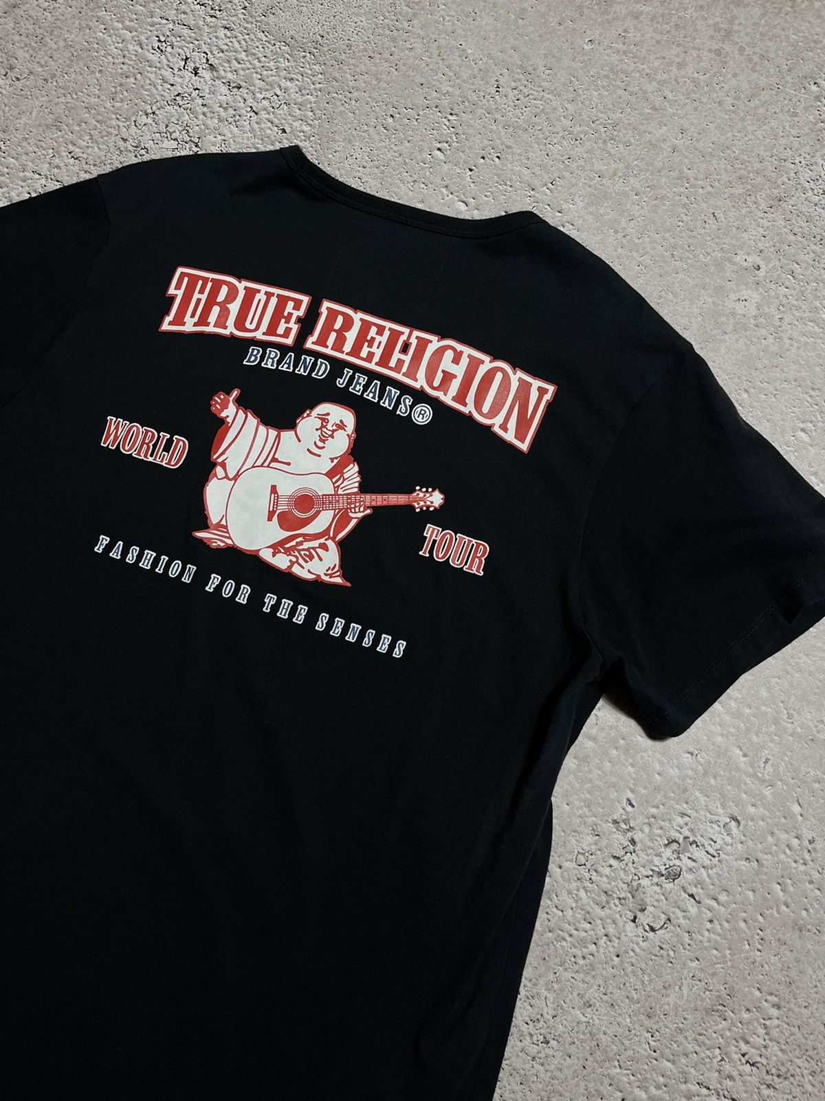 Other Y2K True Religion Big Logo faded T Shirt Tee Size US XL / EU 56 / 4 - 2 Thumbnail