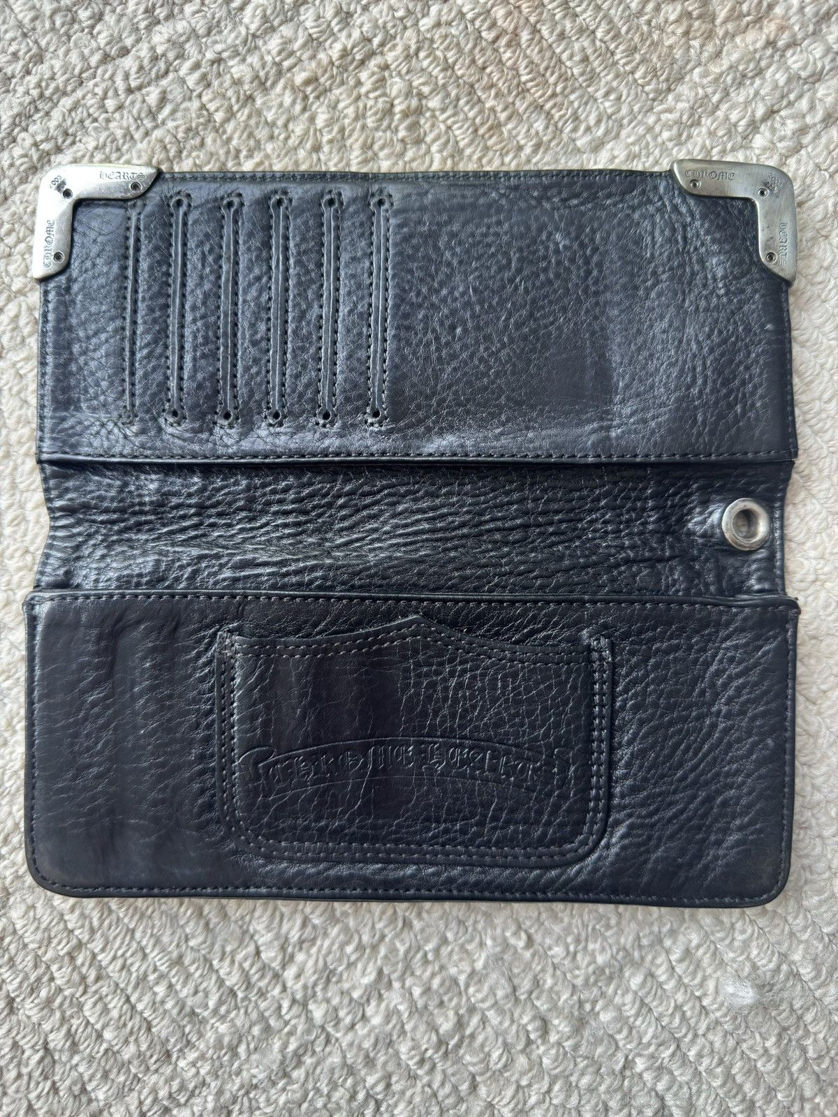 Chrome Hearts CHROME HEARTS Black Alligator Leather Wallet Size ONE SIZE - 4 Thumbnail