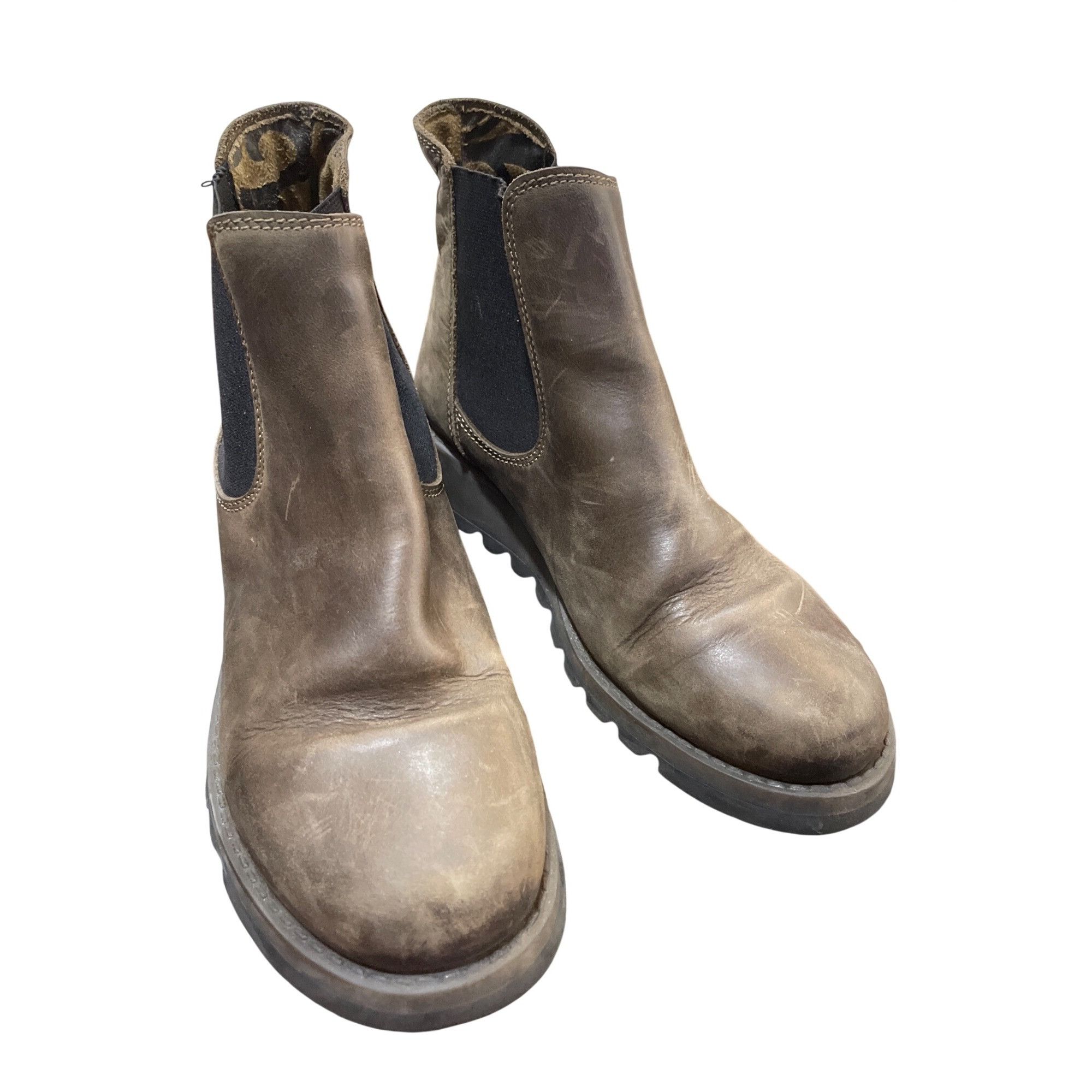 Fly London Fly London wms brown leather ankle boots booties sz 40/9-9.5 Size US 9.5 / IT 39.5 - 19 Thumbnail