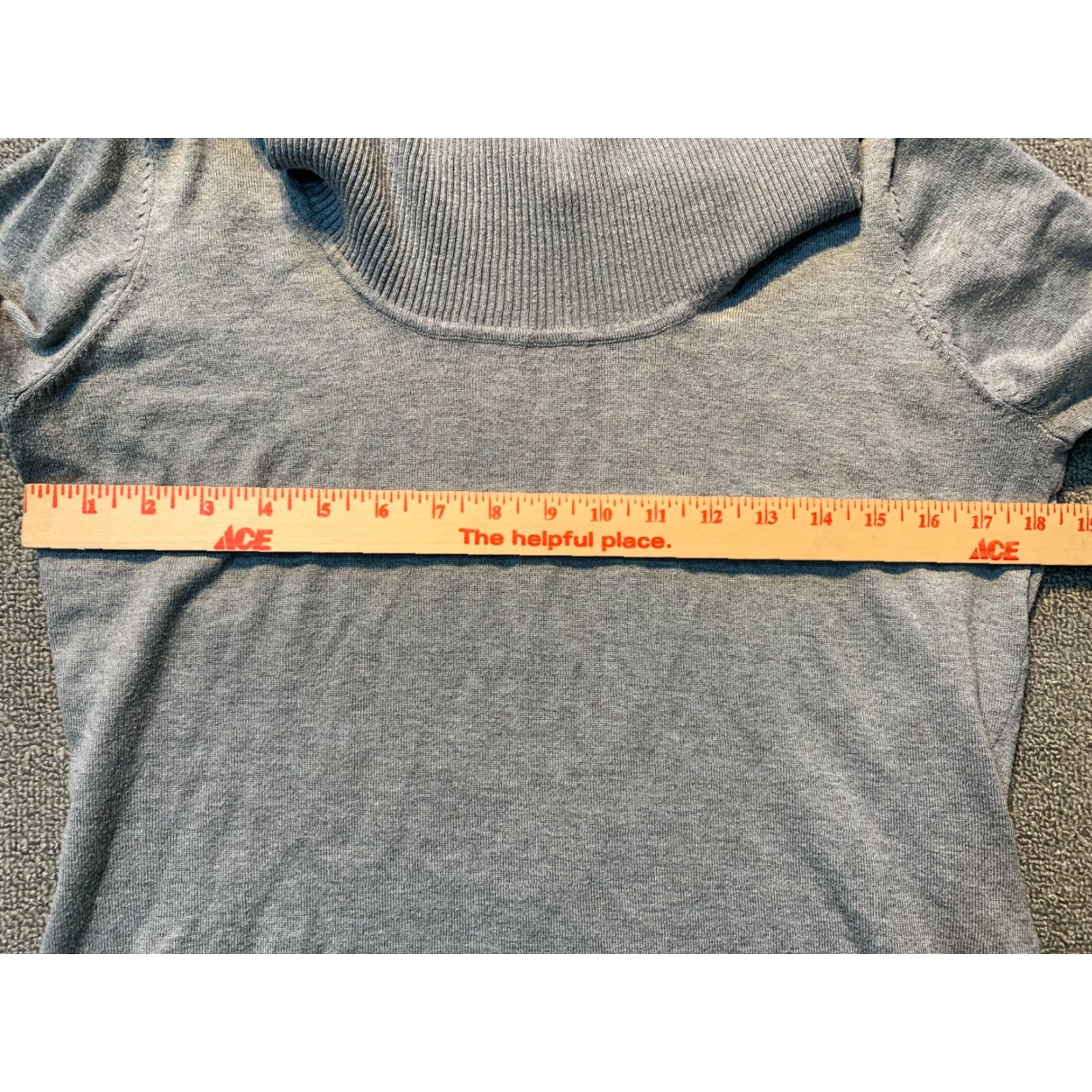 Madison Madison Sweater Turtle Neck Gray Womens Size Large L Long sleeve Pullover Size L / US 10 / IT 46 - 4 Thumbnail