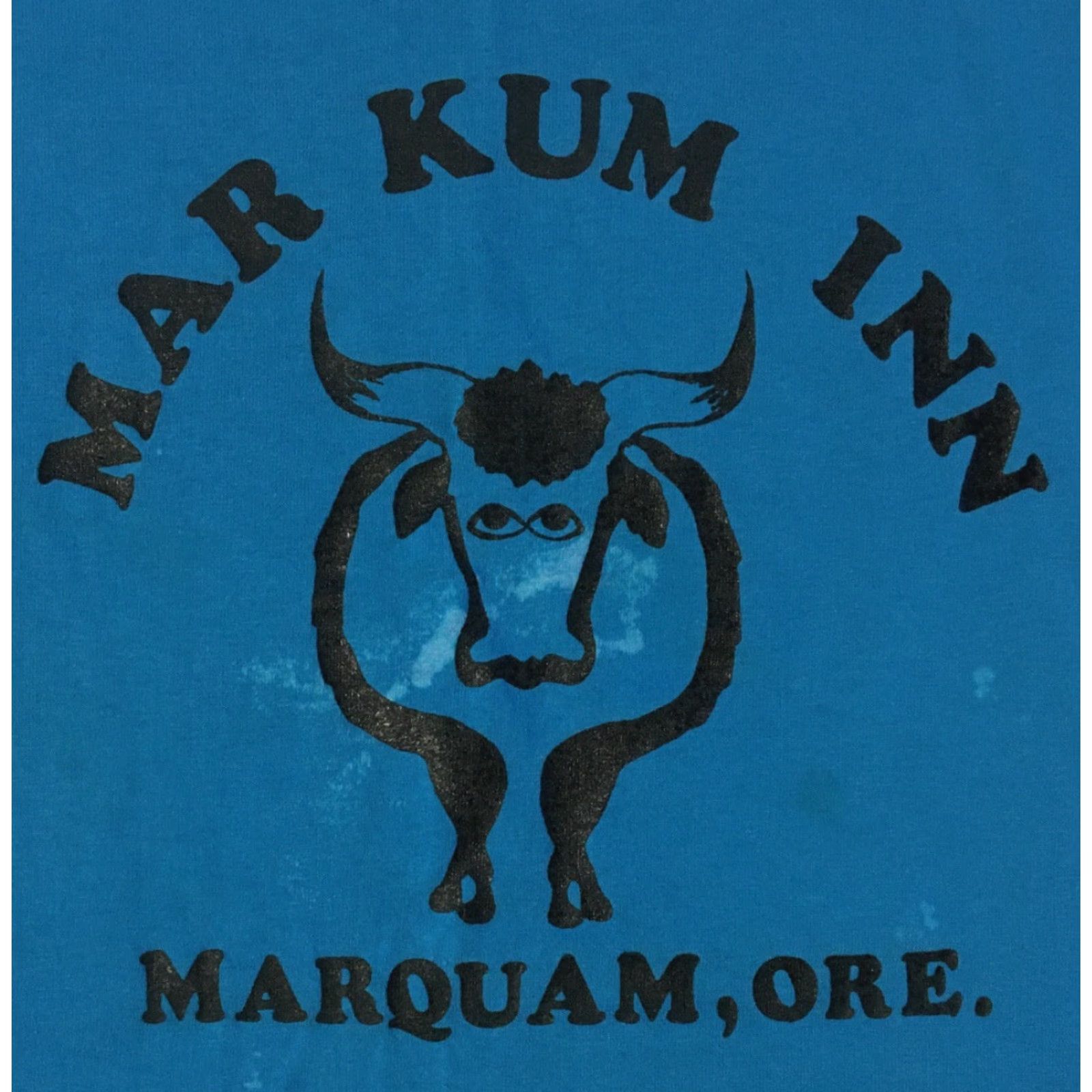 Vintage VINTAGE Markum Inn Bar Faded Shirt L Blue USA 80s 90s Grunge Punk Biker Beer Size US L / EU 52-54 / 3 - 2 Thumbnail