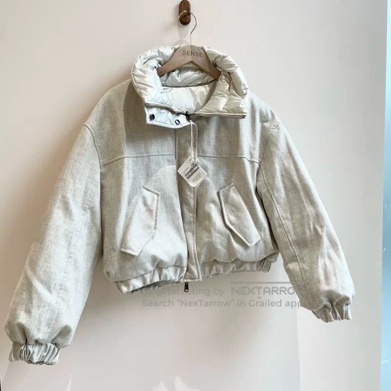 Brunello Cucinelli Brunello Cucinelli Double-Sided Wearable Down Jacket - Bei Size XS / US 0-2 / IT 36-38 - 1 Thumbnail