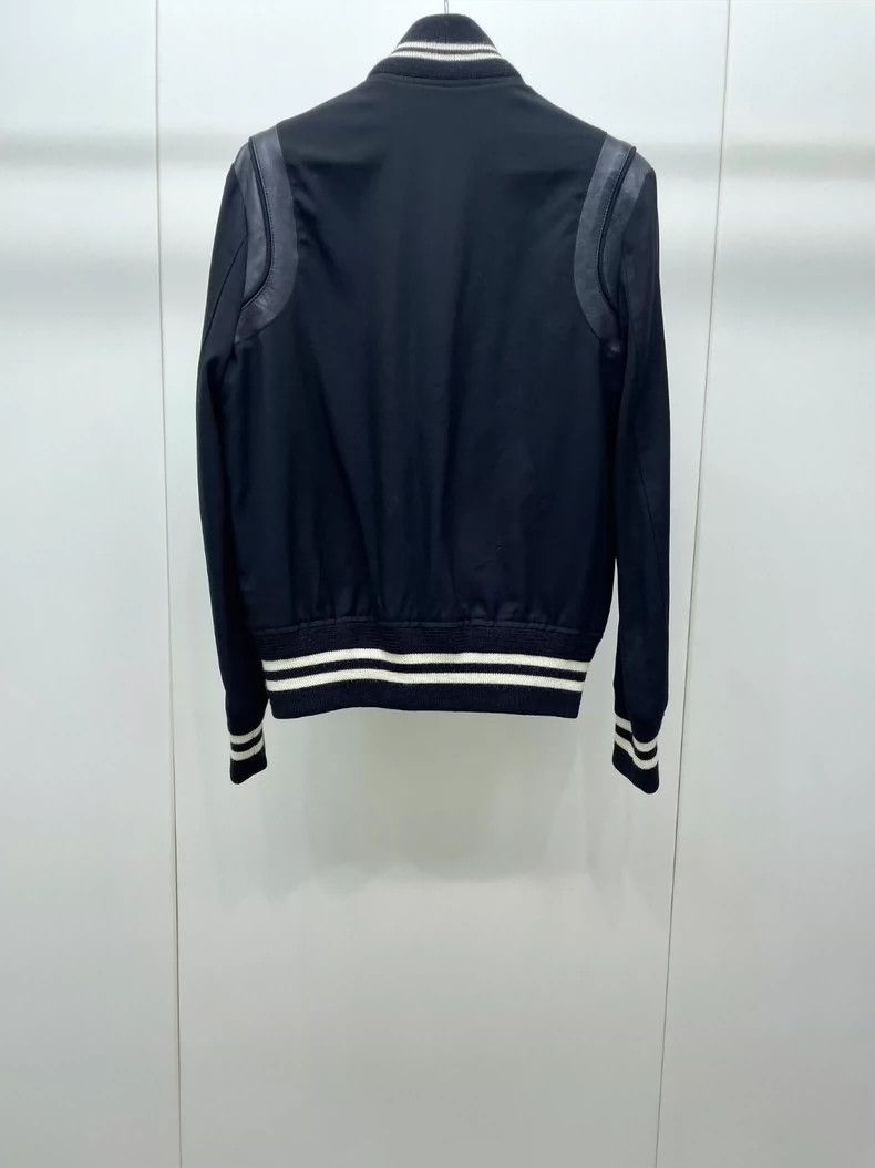 Yves Saint Laurent Saint LaruentBlack patchwork leather jacket 2502-Nextarrow Size US S / EU 44-46 / 1 - 2 Thumbnail
