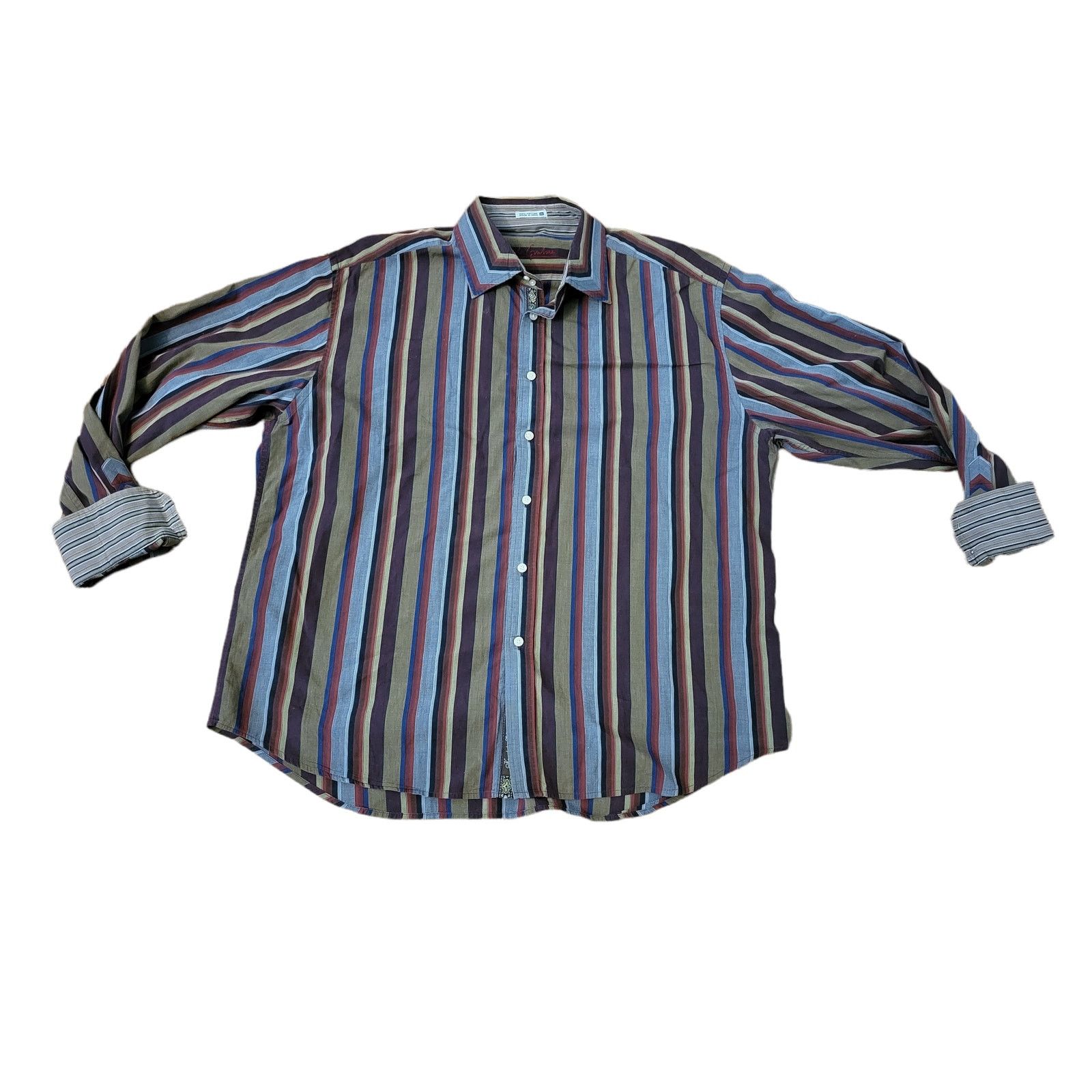 Robert Graham Robert Graham Striped Mens 2XL Shirt in good condition. Size US XXL / EU 58 / 5 - 1 Thumbnail