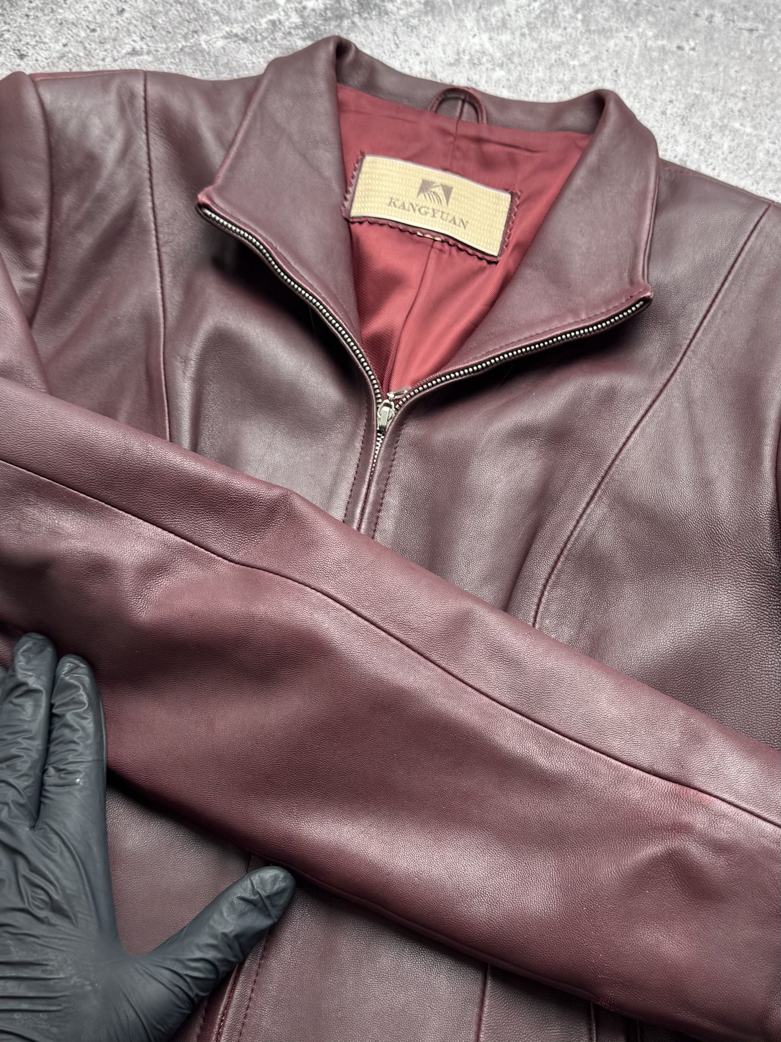 Vintage Vintage Leather Cropped Jacket C5(V404) Size M / US 6-8 / IT 42-44 - 6 Thumbnail