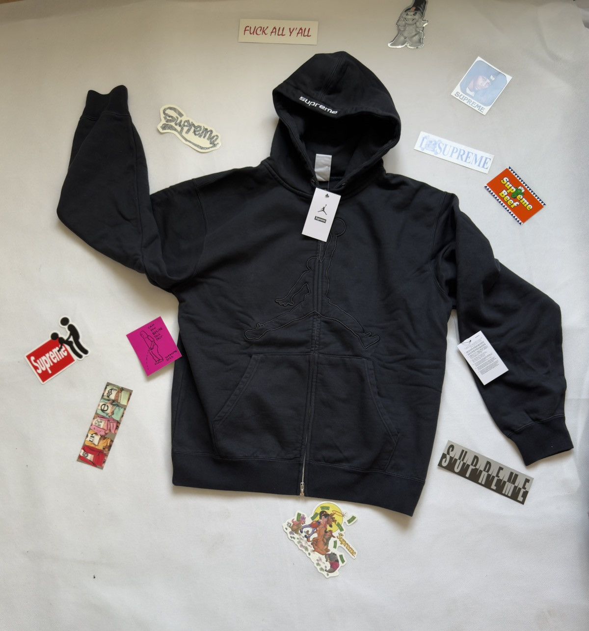 Supreme Supreme Restless Youth Hoodie SS20 Black | Grailed