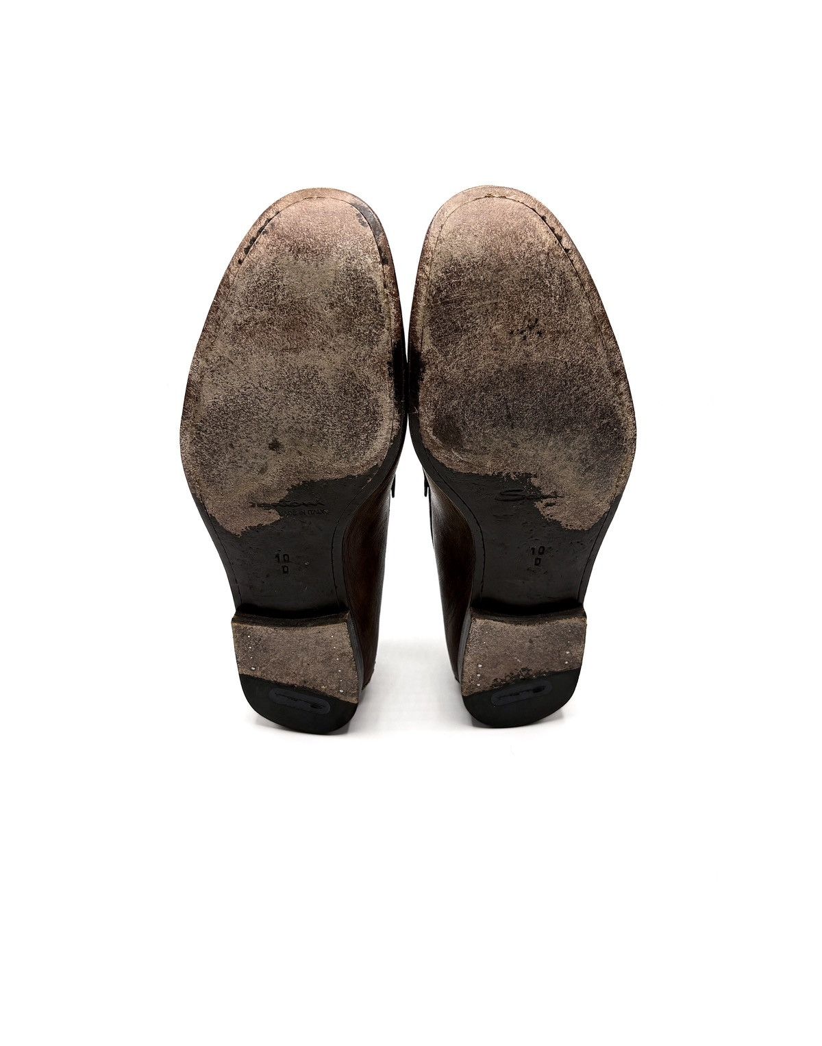Santoni Santoni Hand-finished Leather Penny Loafers Size US 10 / EU 43 - 8 Thumbnail